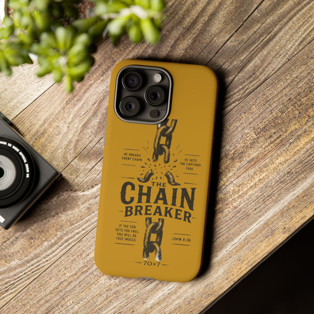 Chain Breaker Phone Case – Inspirational Christian Scripture iPhone Case
