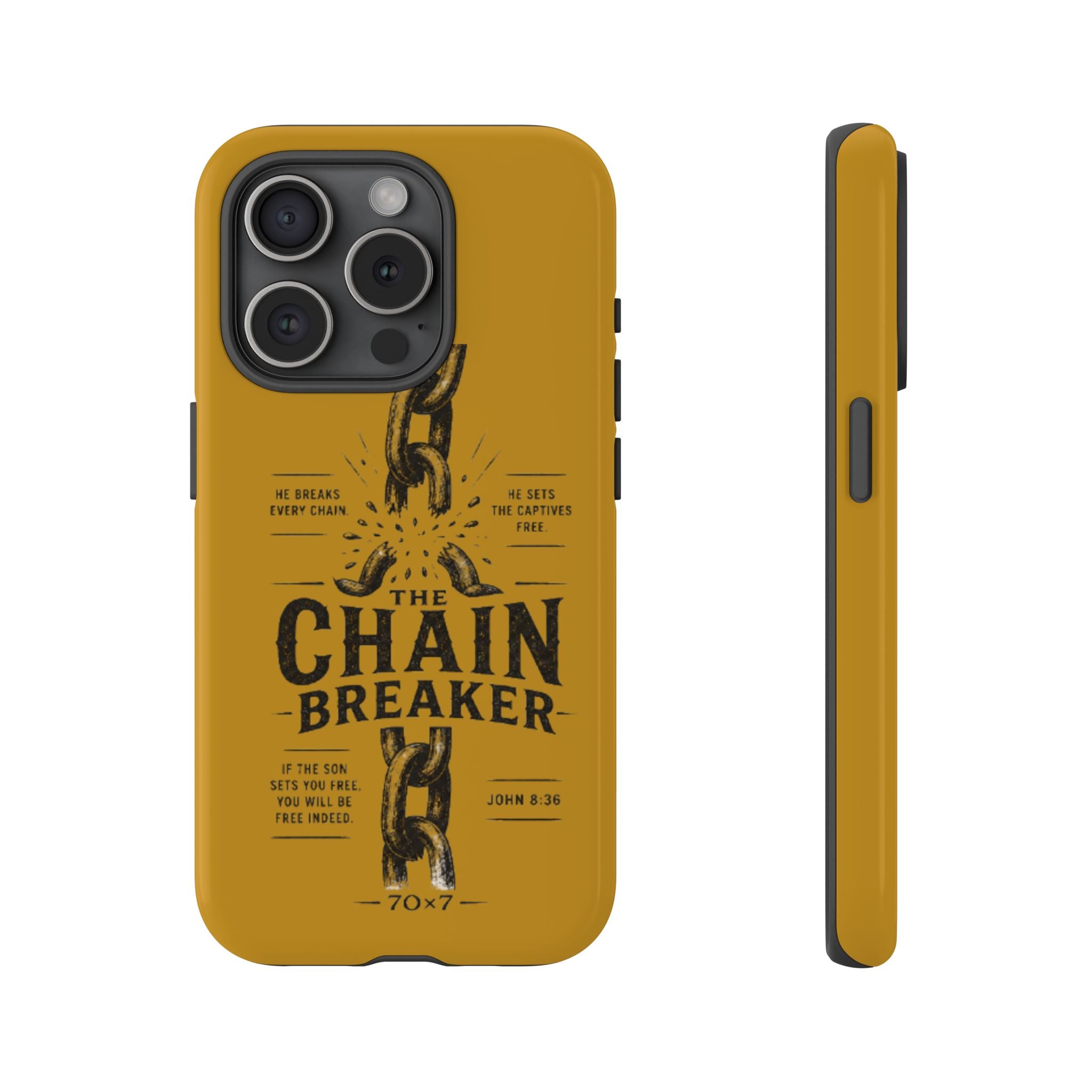 Chain Breaker Phone Case – Inspirational Christian Scripture iPhone Case