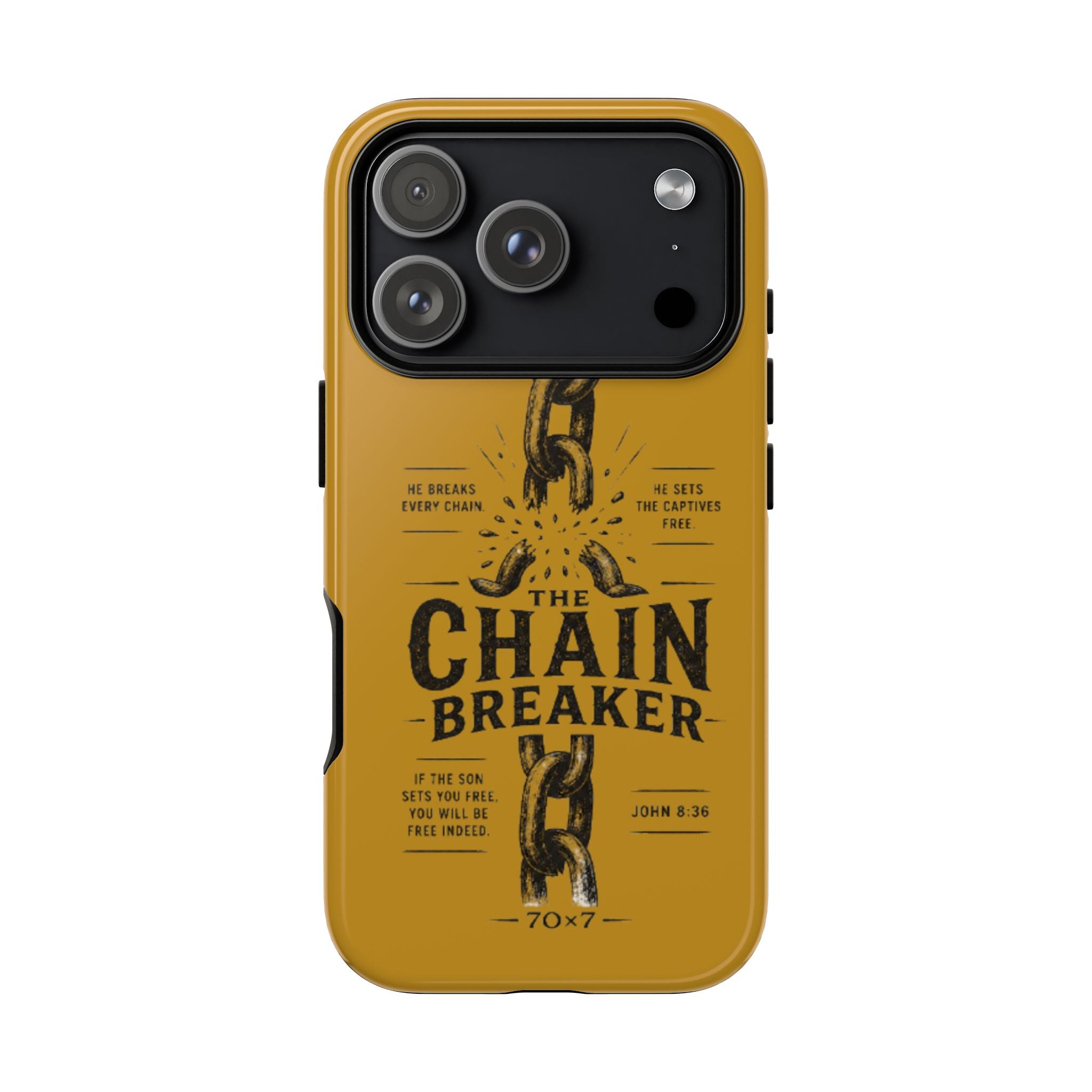 Chain Breaker Phone Case – Inspirational Christian Scripture iPhone Case
