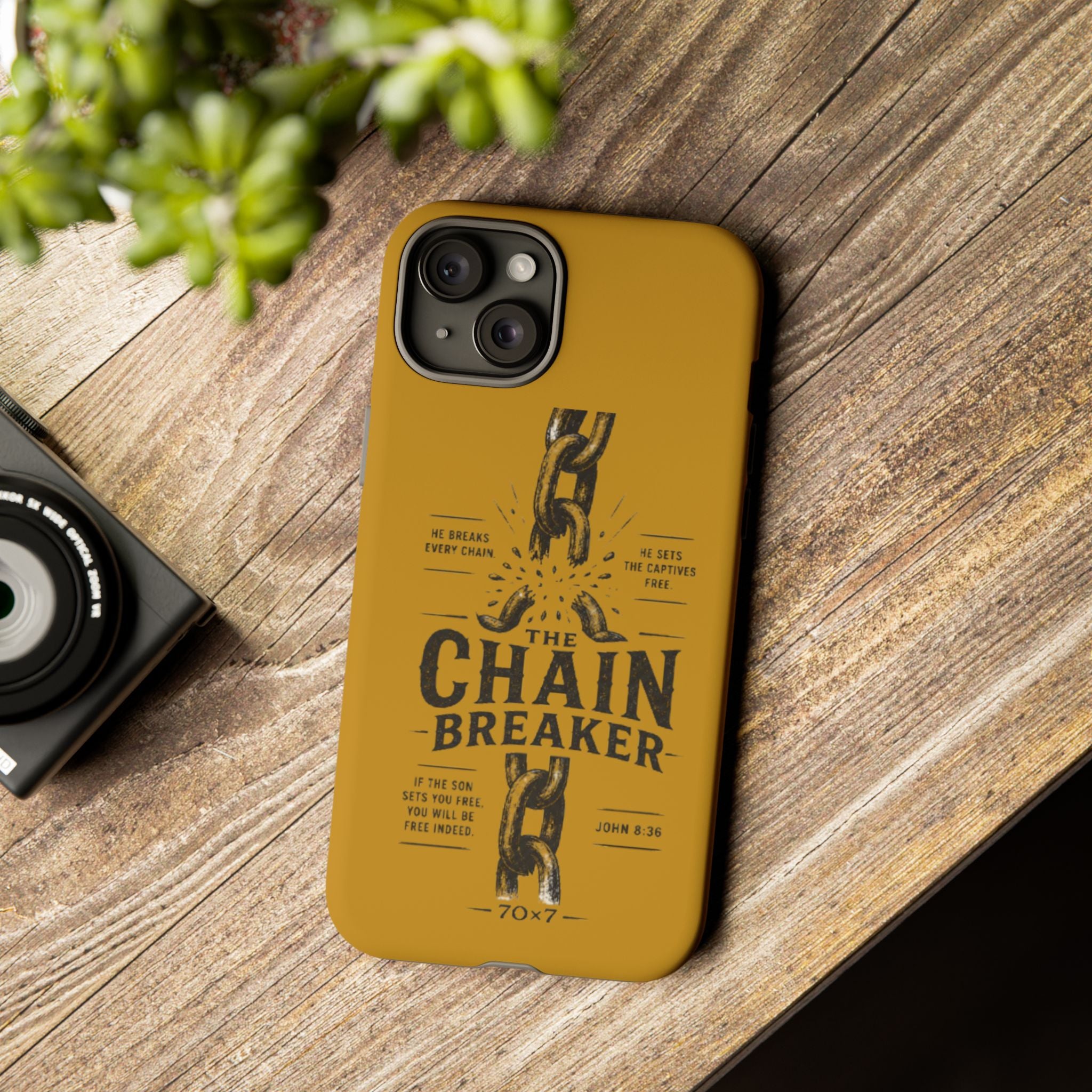 Chain Breaker Phone Case – Inspirational Christian Scripture iPhone Case