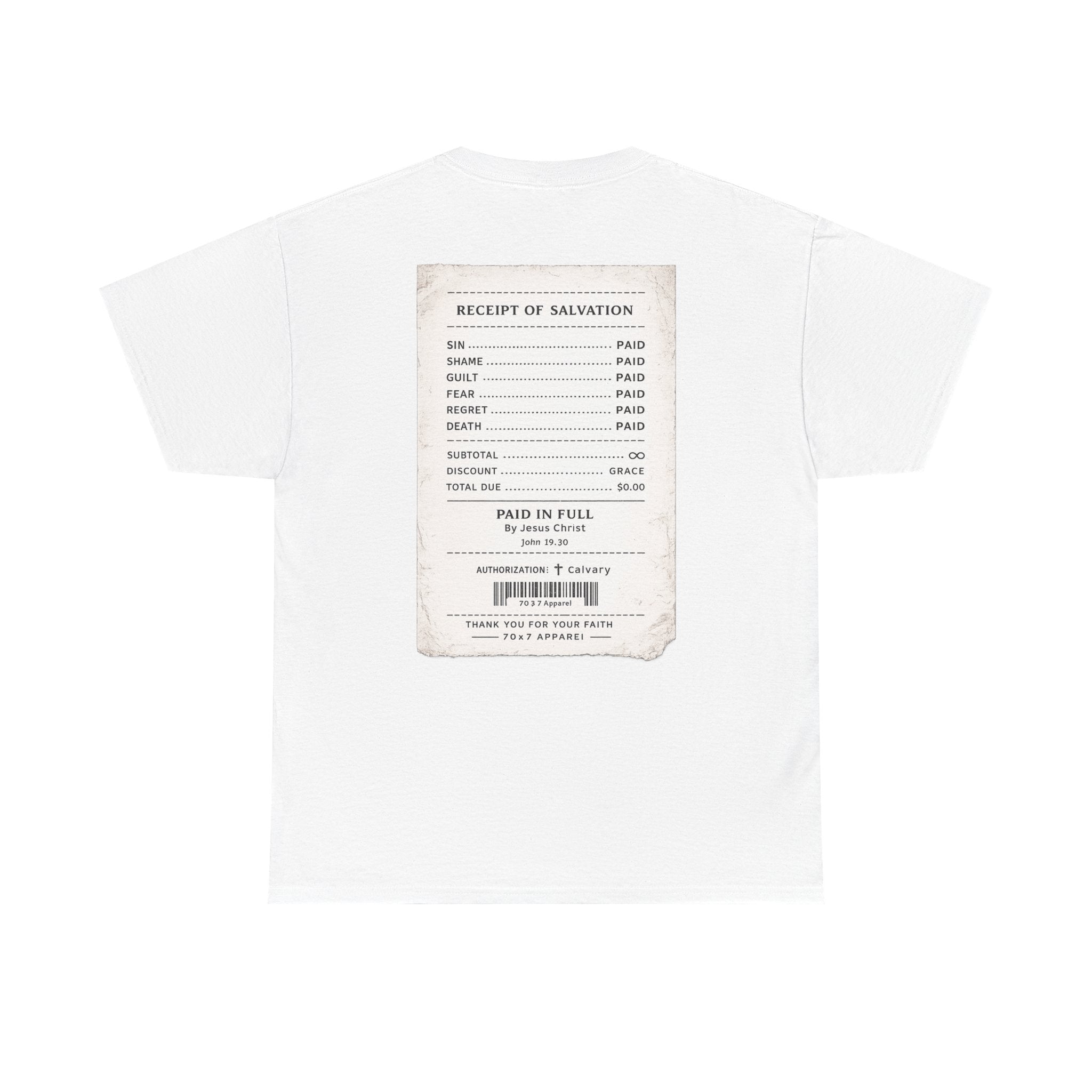 Receipt of Salvation Tee
