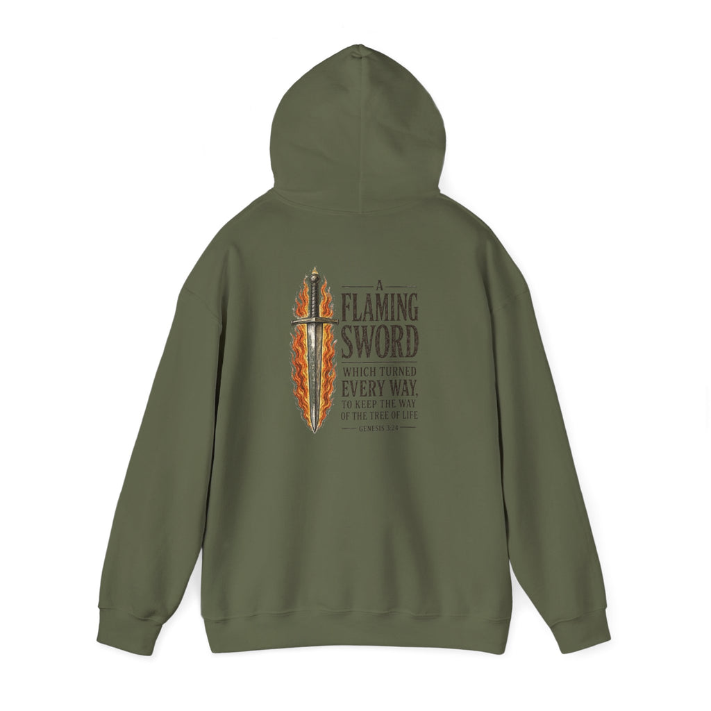 Flaming Sword Hoodie