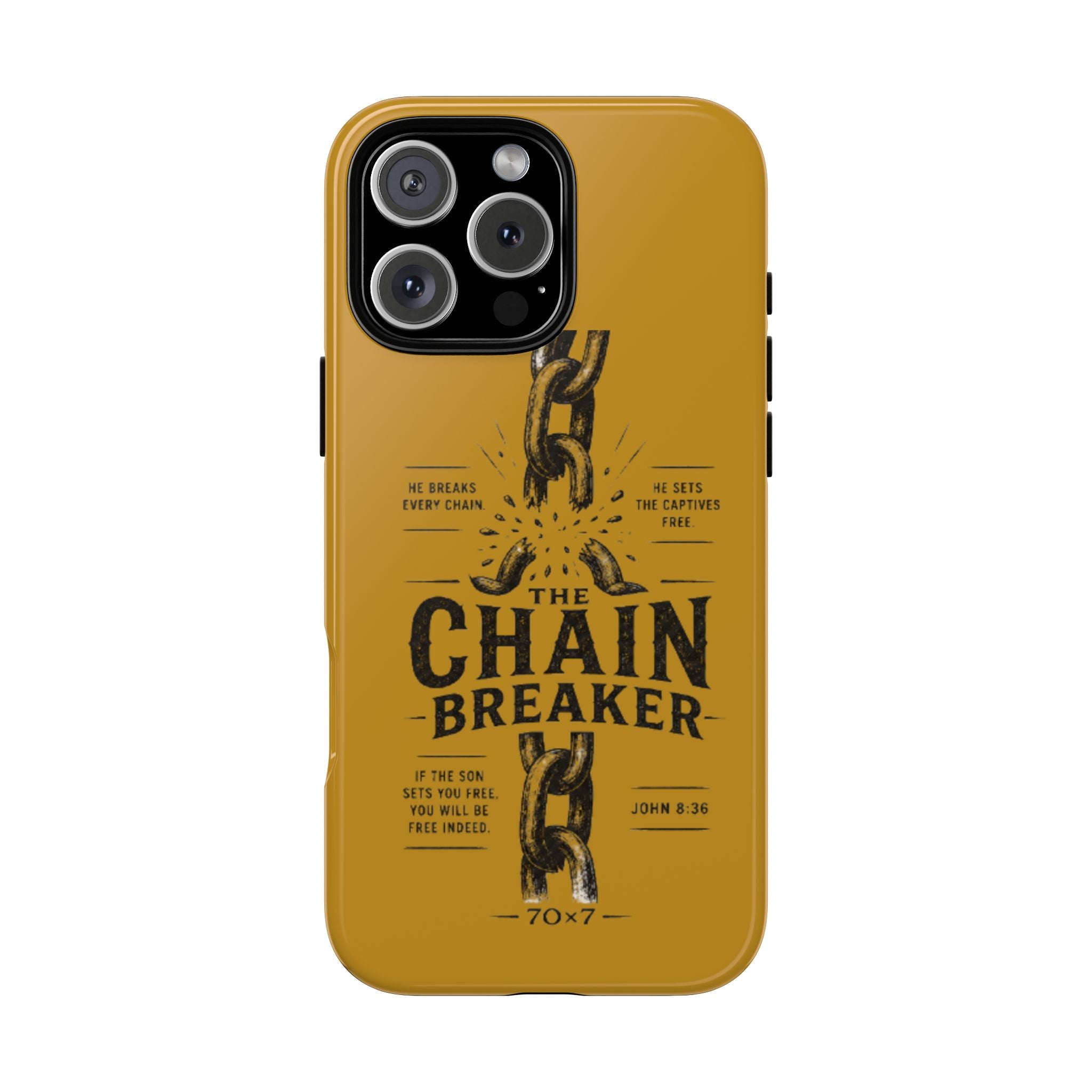 Chain Breaker Phone Case – Inspirational Christian Scripture iPhone Case