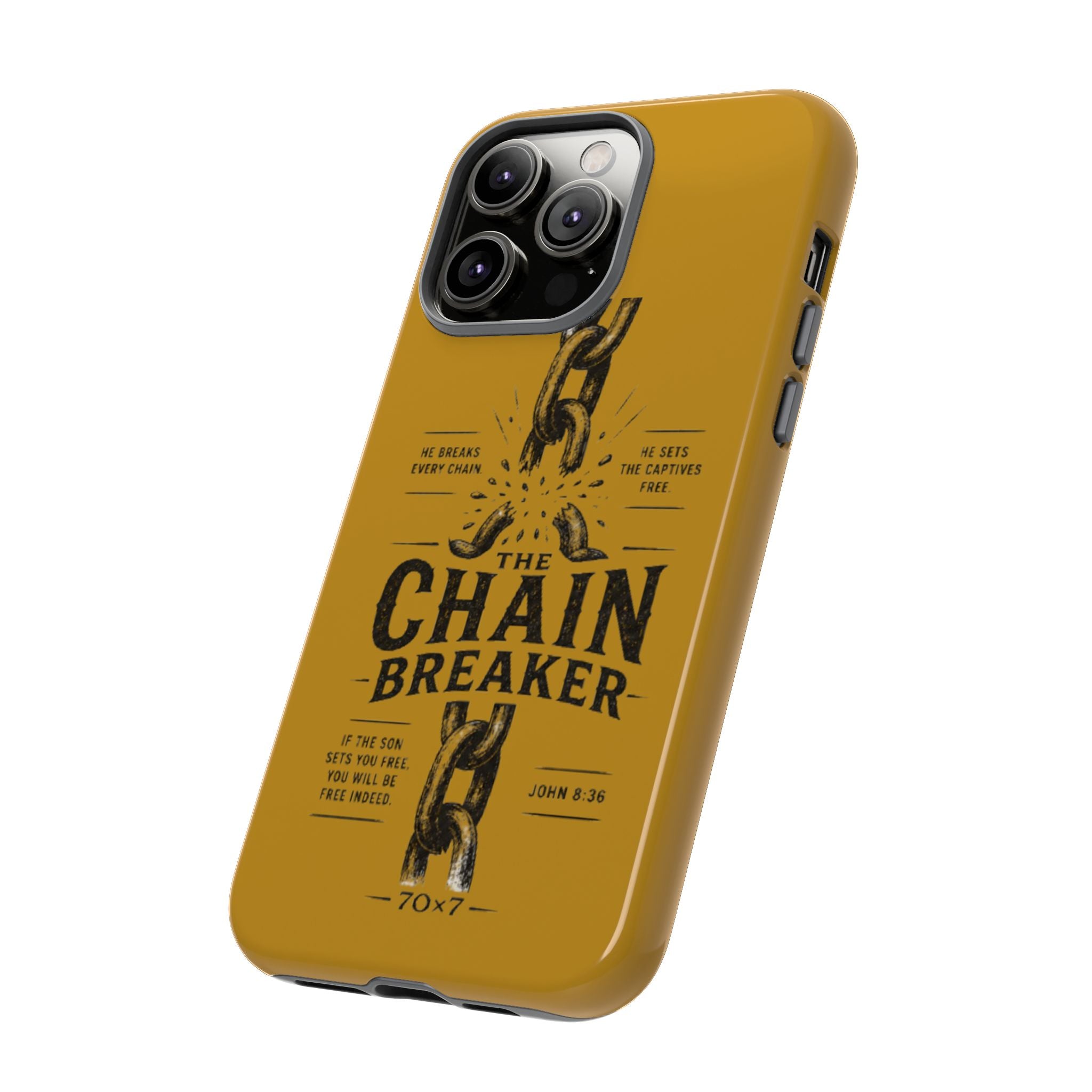 Chain Breaker Phone Case – Inspirational Christian Scripture iPhone Case