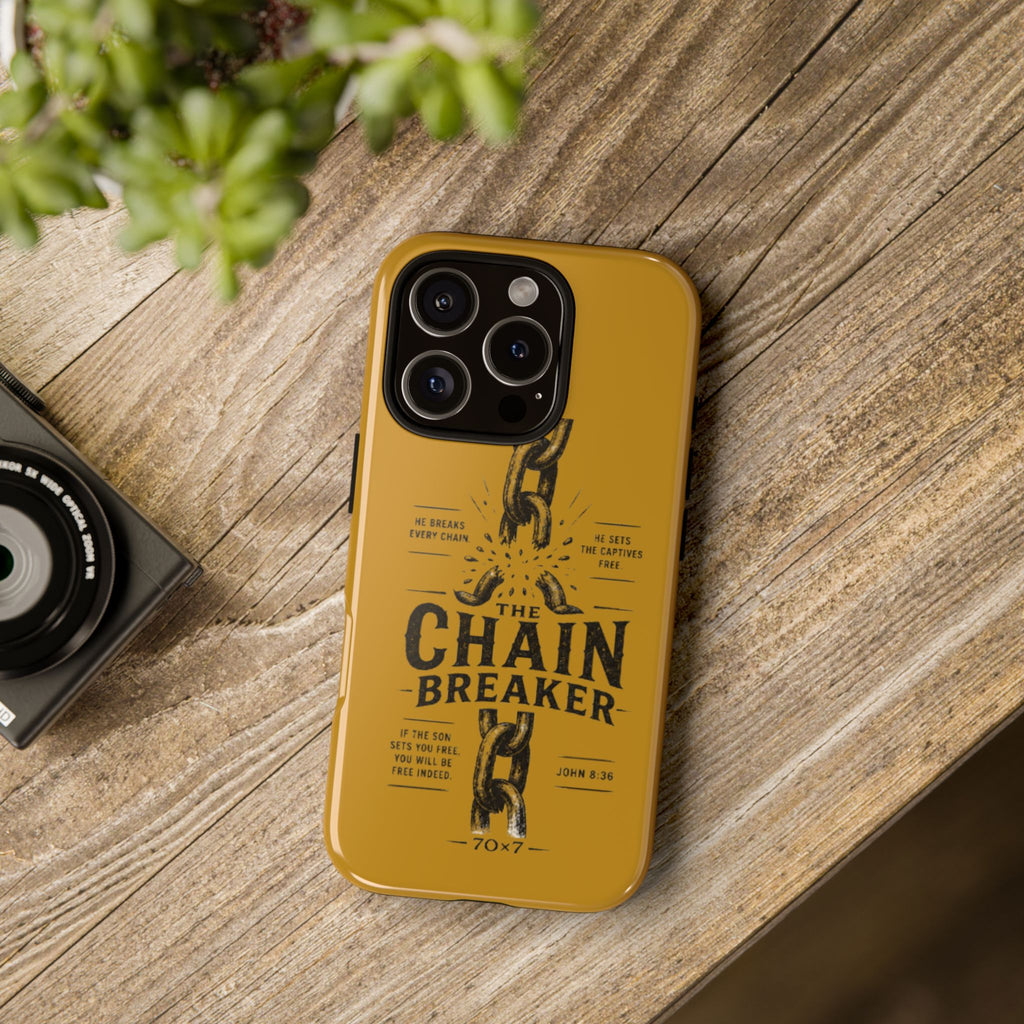 Chain Breaker Phone Case – Inspirational Christian Scripture iPhone Case