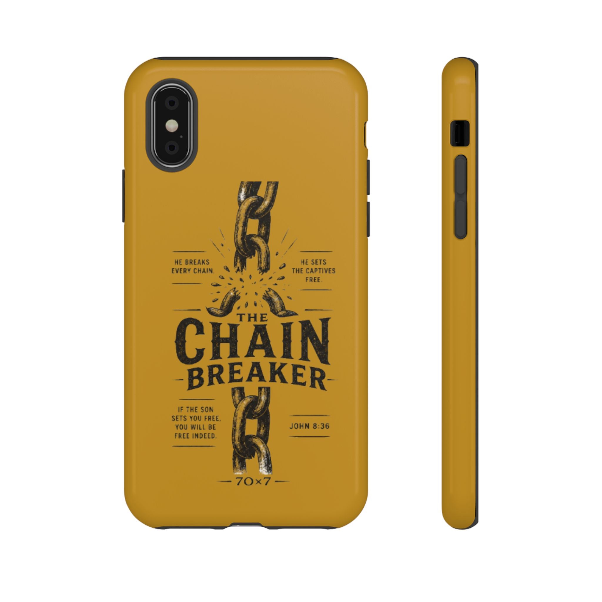 Chain Breaker Phone Case – Inspirational Christian Scripture iPhone Case