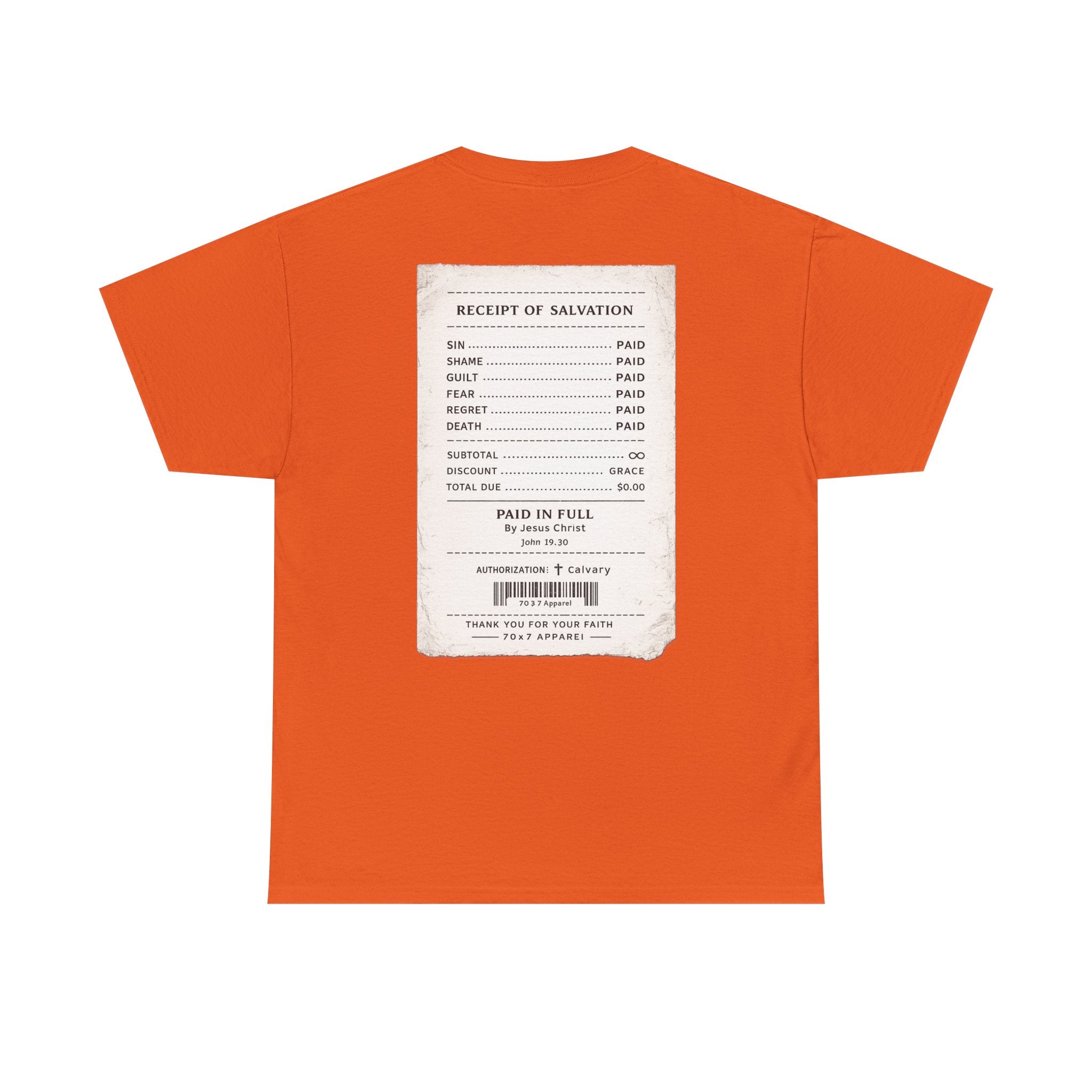 Receipt of Salvation Tee