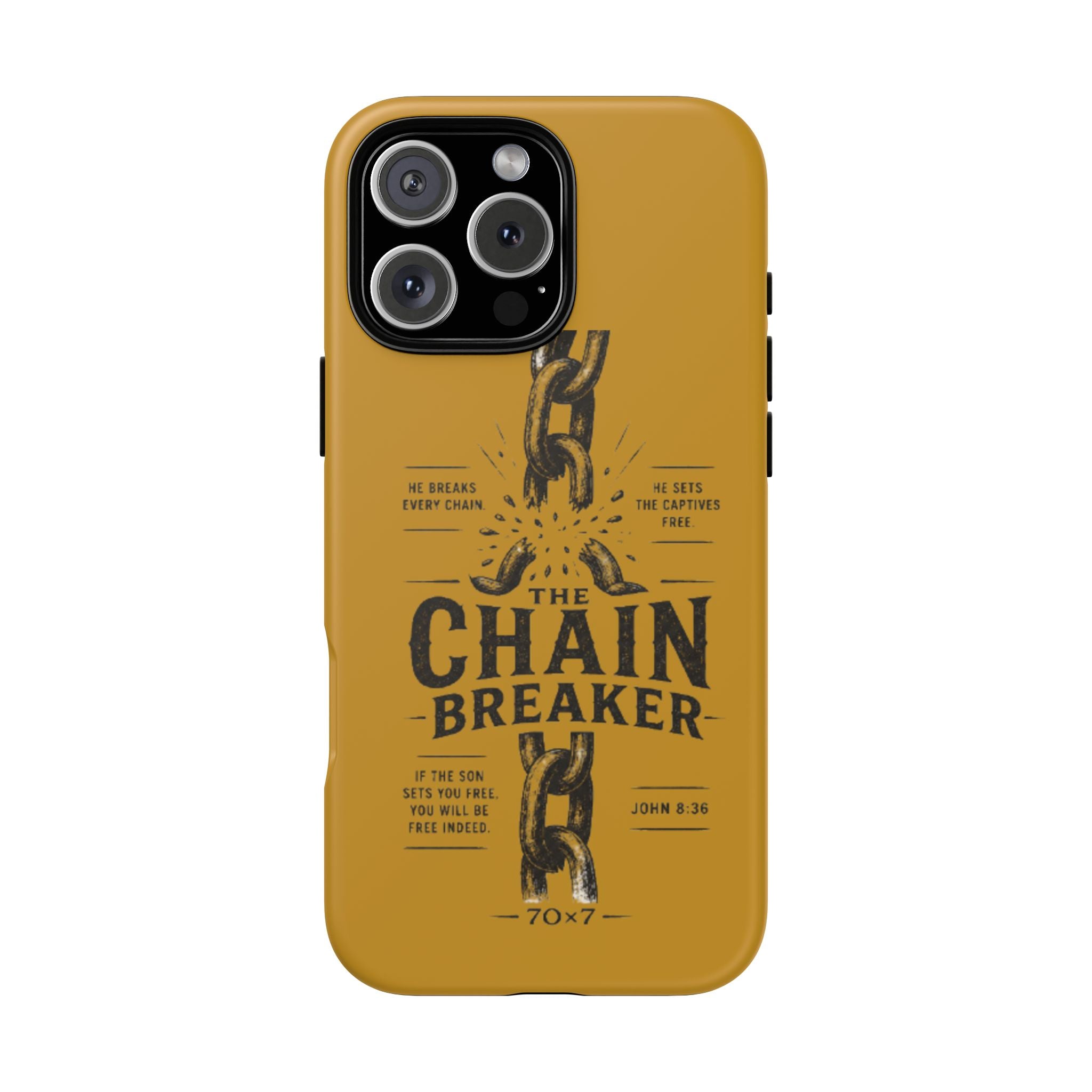 Chain Breaker Phone Case – Inspirational Christian Scripture iPhone Case