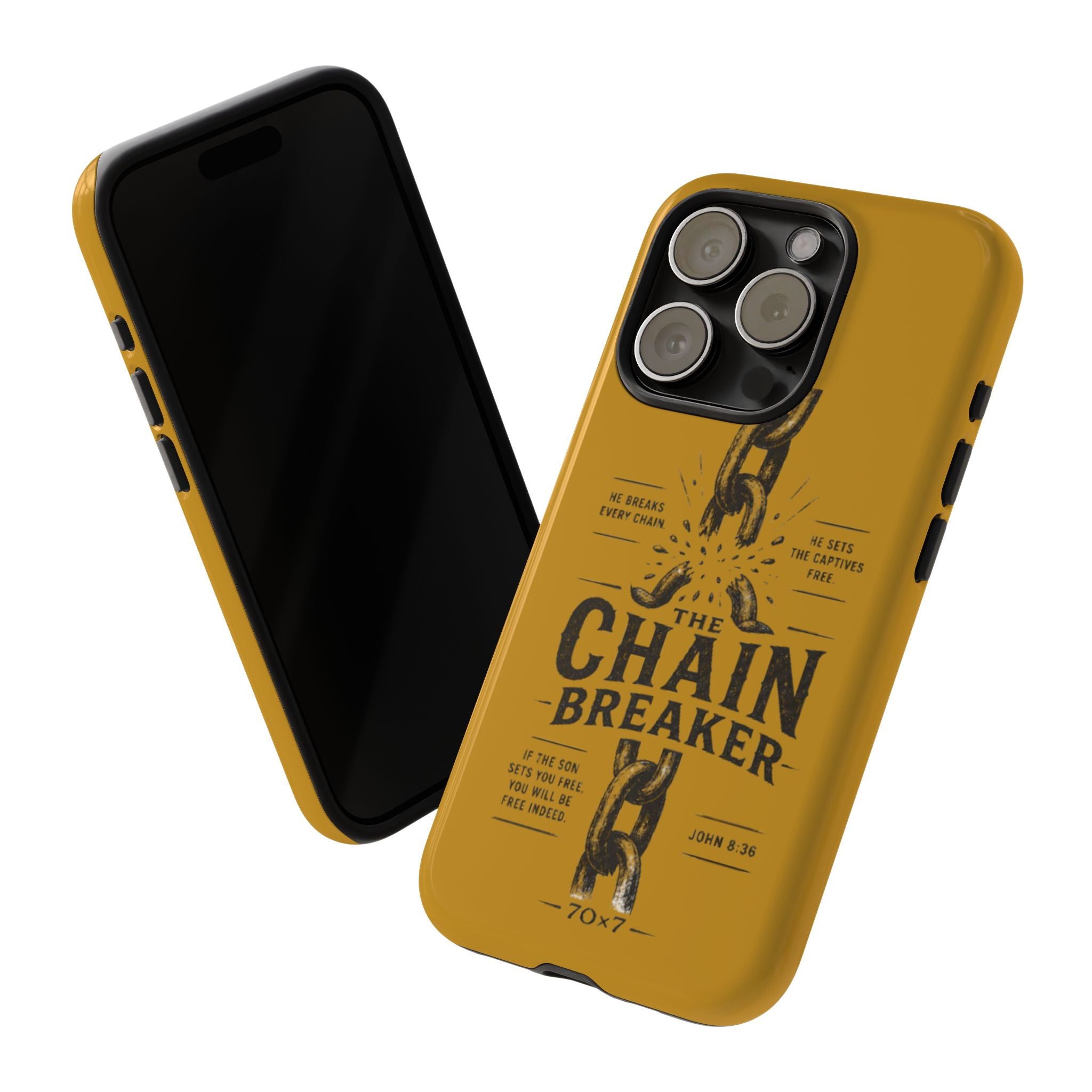 Chain Breaker Phone Case – Inspirational Christian Scripture iPhone Case
