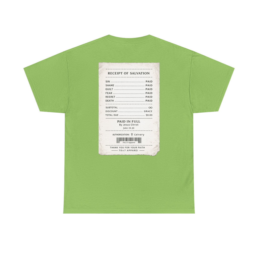 Receipt of Salvation Tee