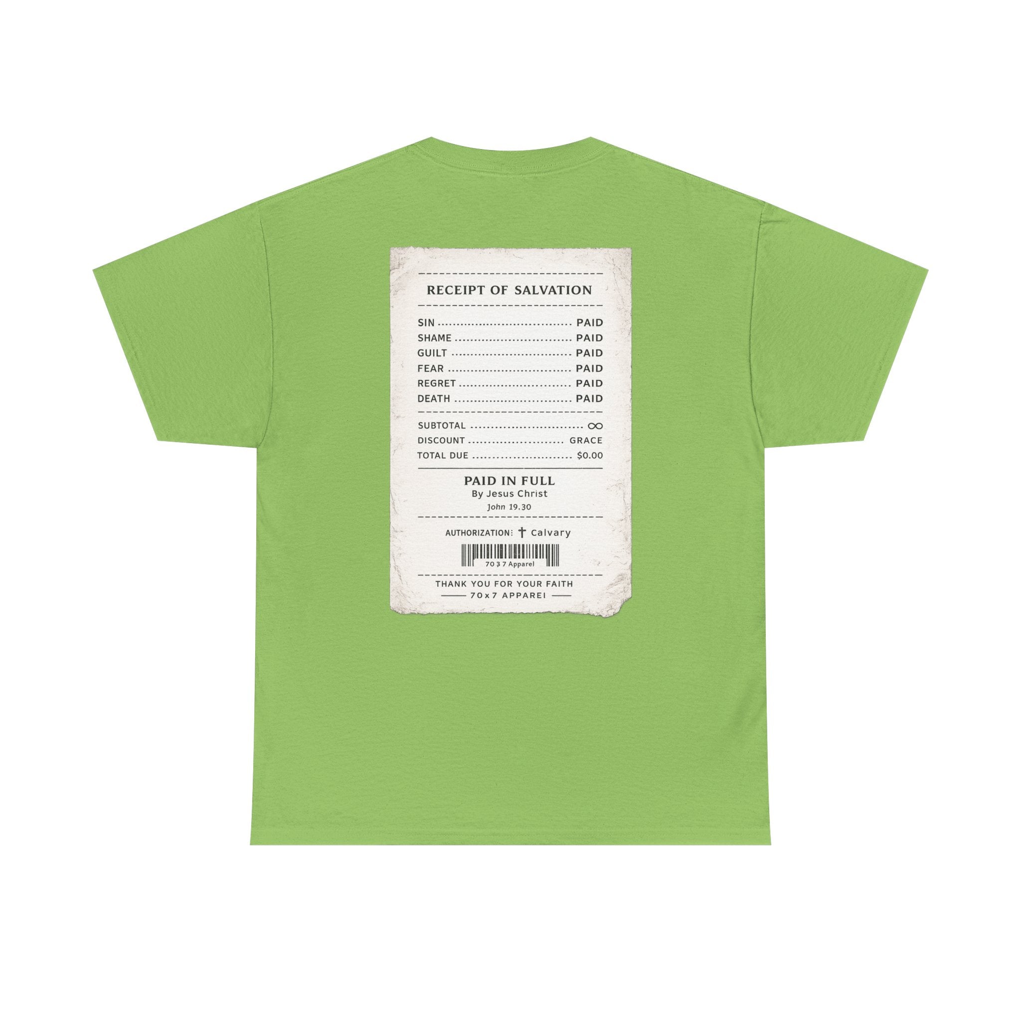 Receipt of Salvation Tee