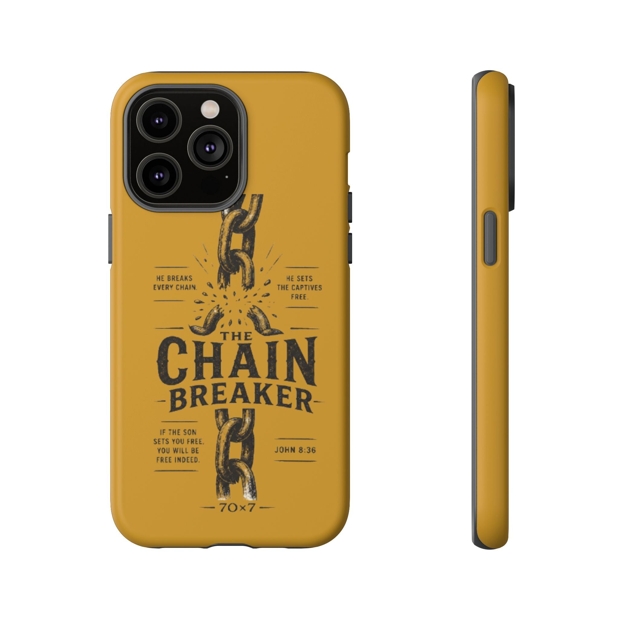 Chain Breaker Phone Case – Inspirational Christian Scripture iPhone Case