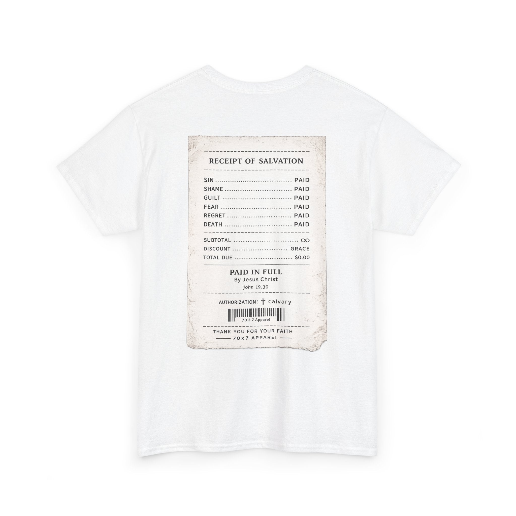 Receipt of Salvation Tee