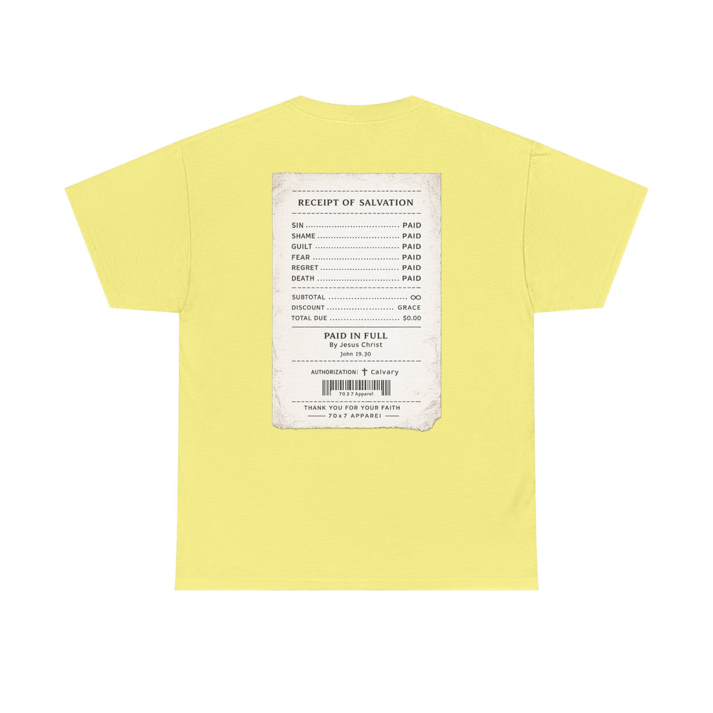 Receipt of Salvation Tee