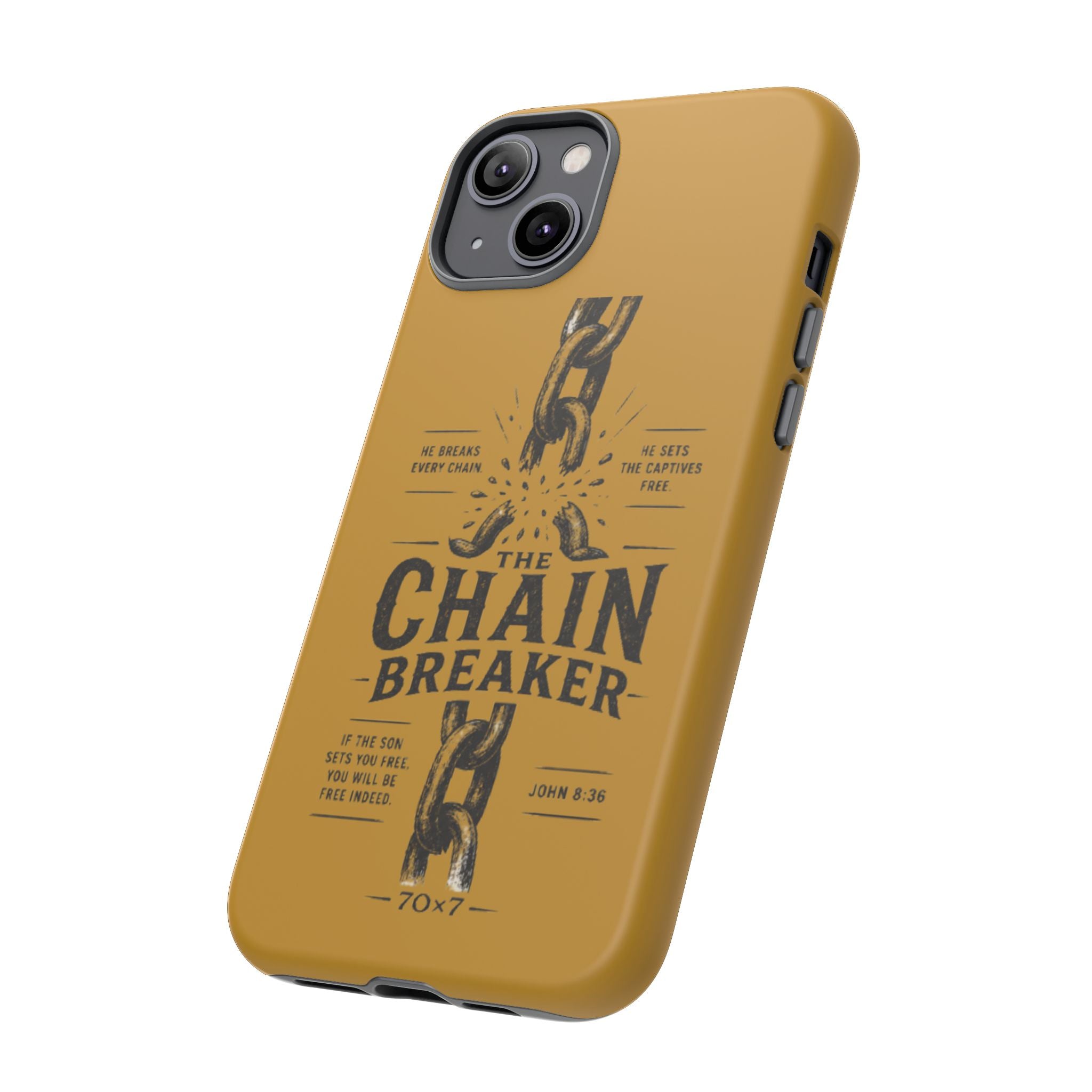 Chain Breaker Phone Case – Inspirational Christian Scripture iPhone Case