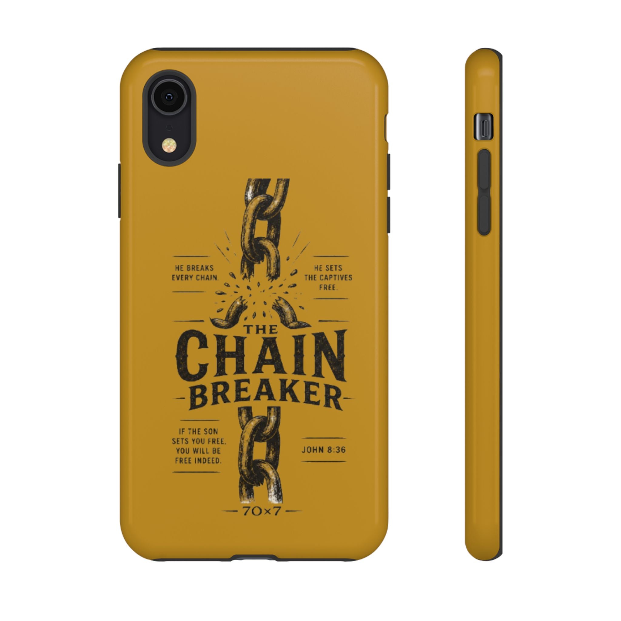 Chain Breaker Phone Case – Inspirational Christian Scripture iPhone Case