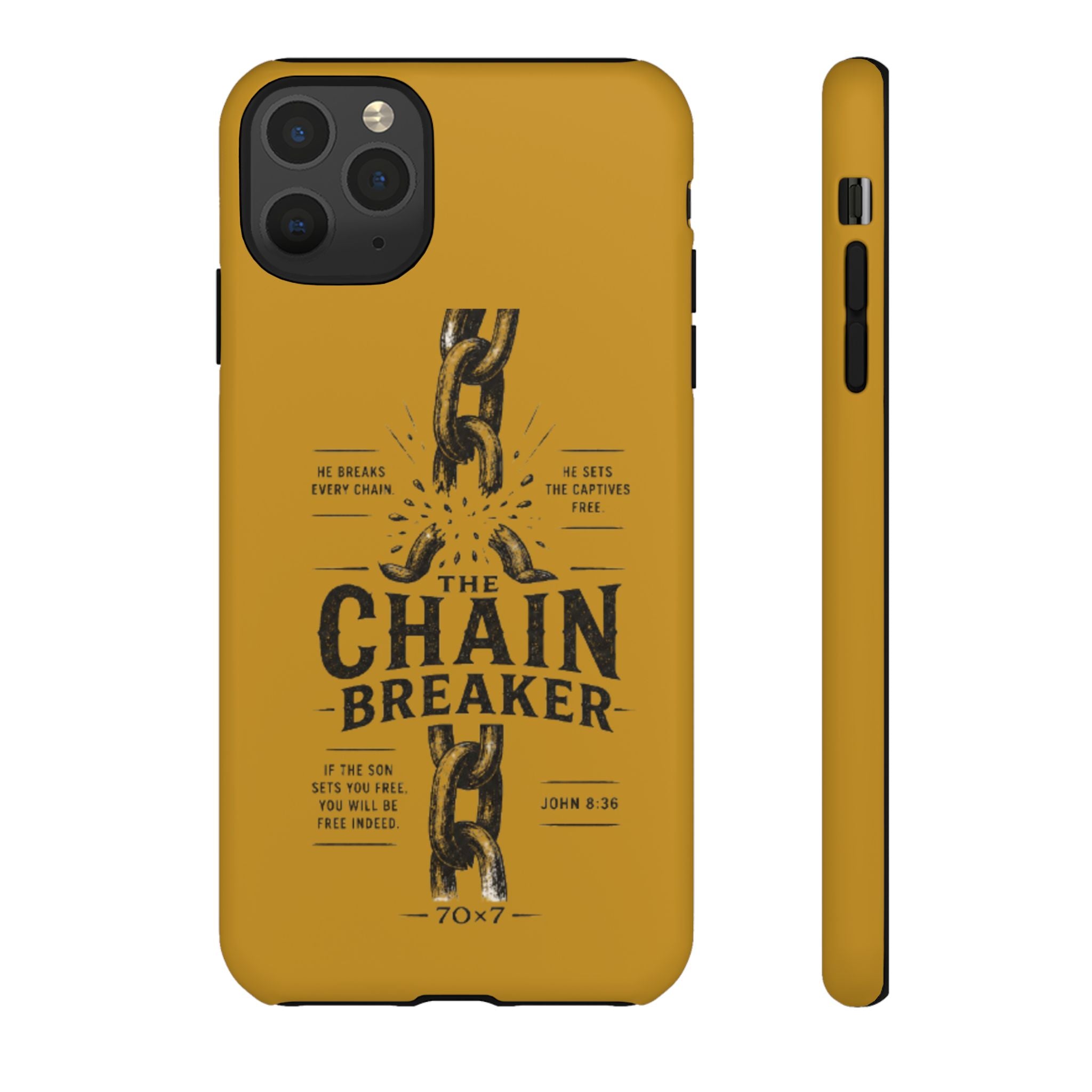 Chain Breaker Phone Case – Inspirational Christian Scripture iPhone Case