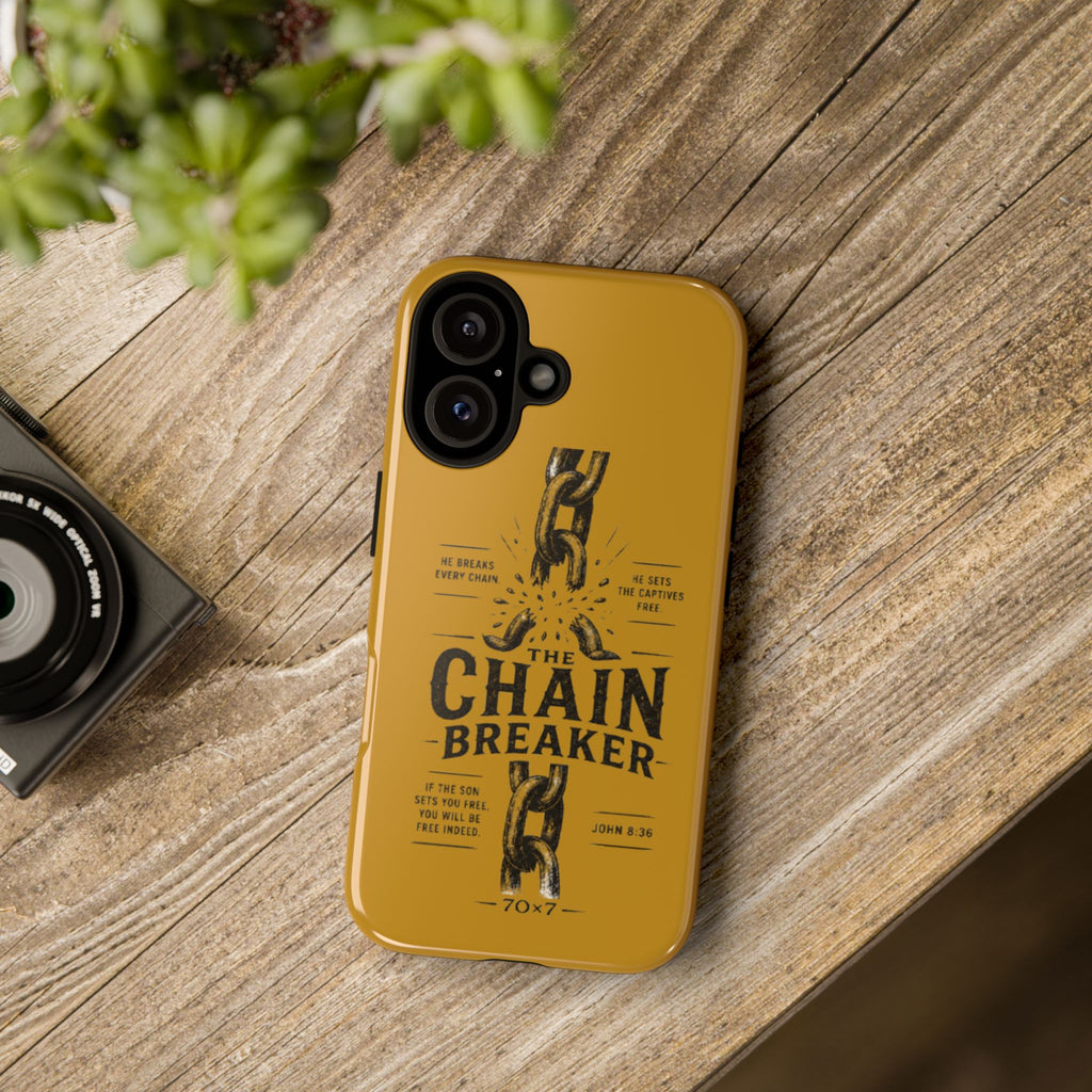 Chain Breaker Phone Case – Inspirational Christian Scripture iPhone Case
