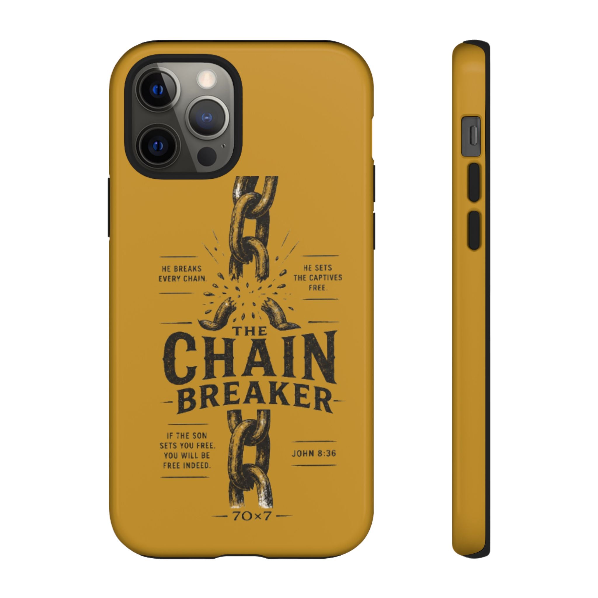 Chain Breaker Phone Case – Inspirational Christian Scripture iPhone Case
