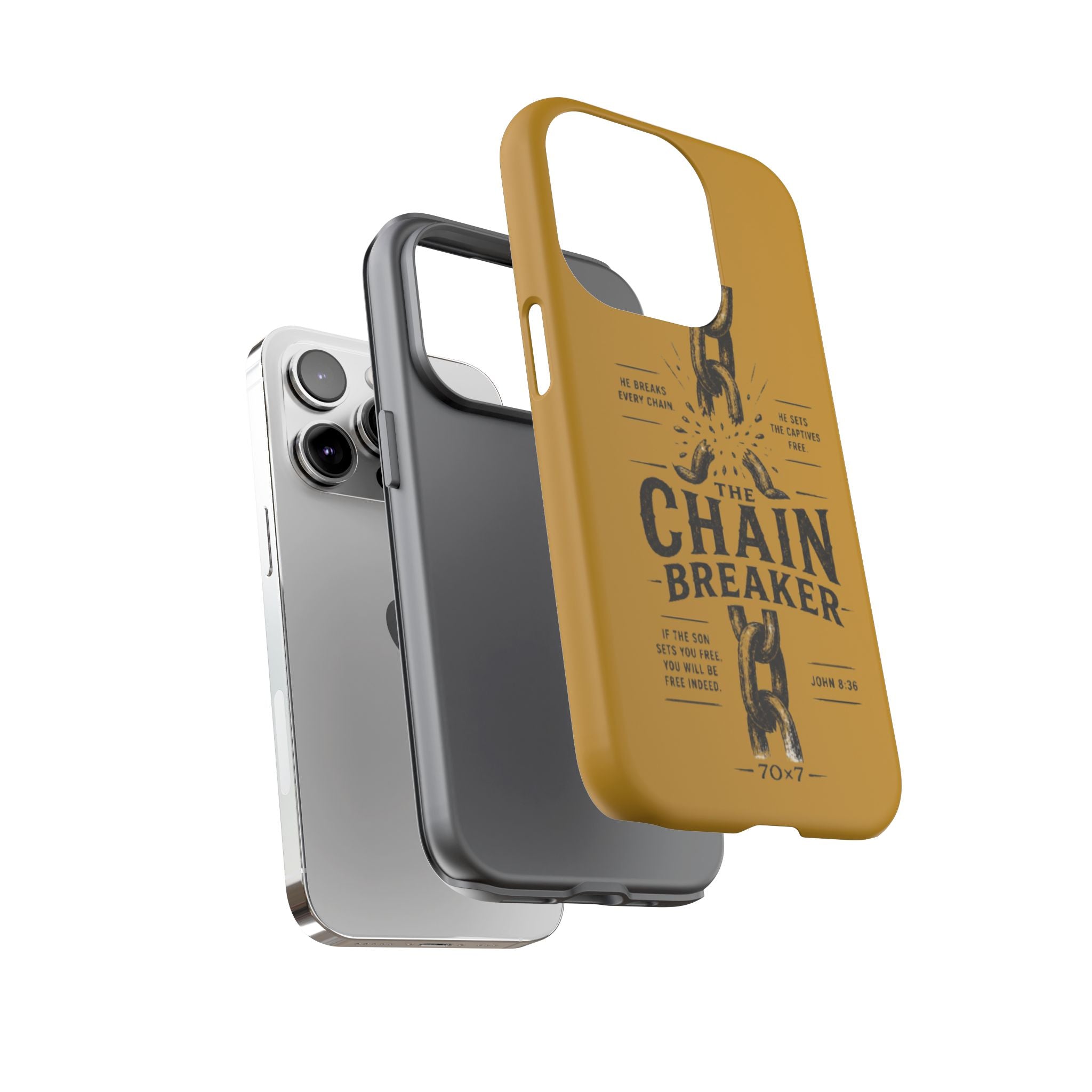 Chain Breaker Phone Case – Inspirational Christian Scripture iPhone Case