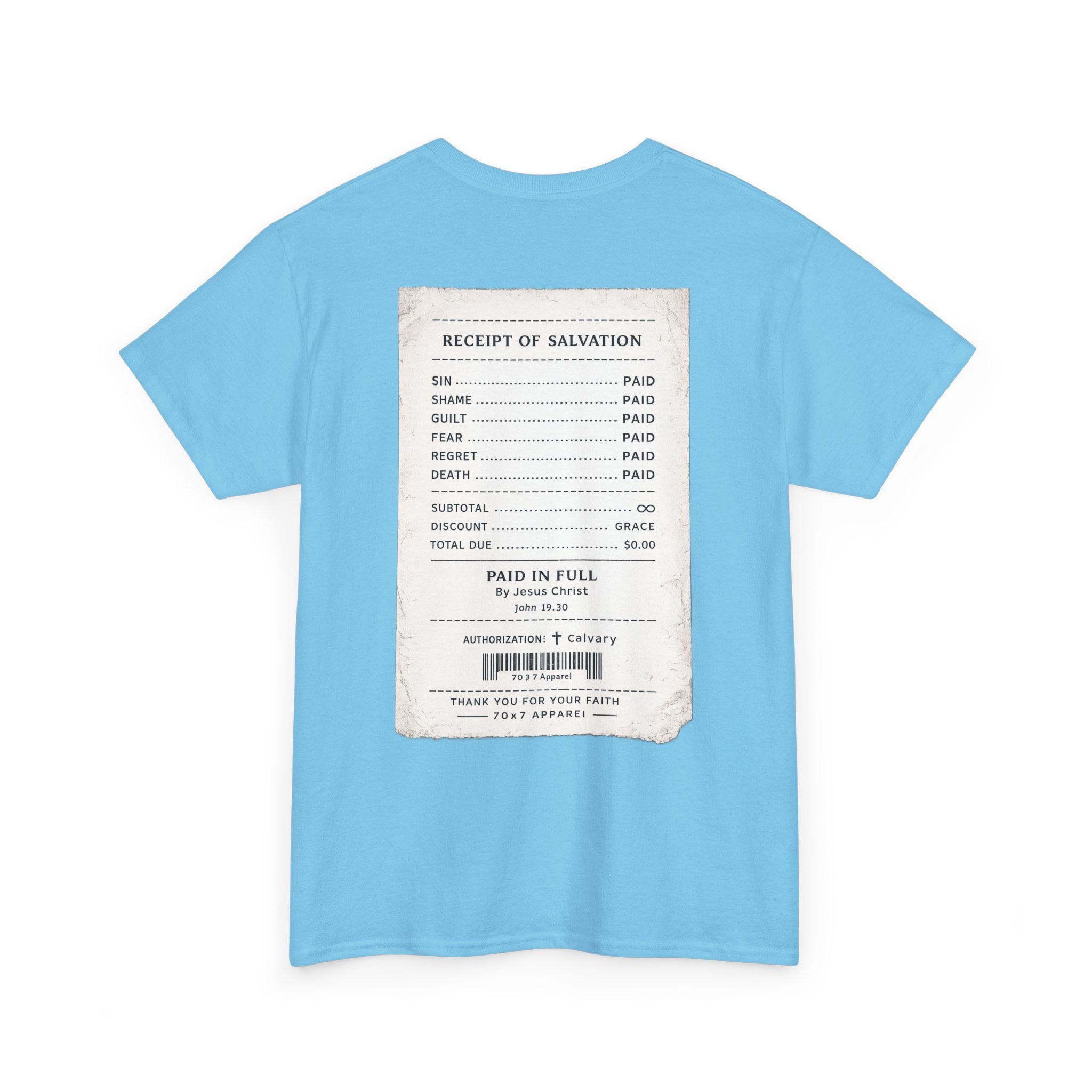 Receipt of Salvation Tee
