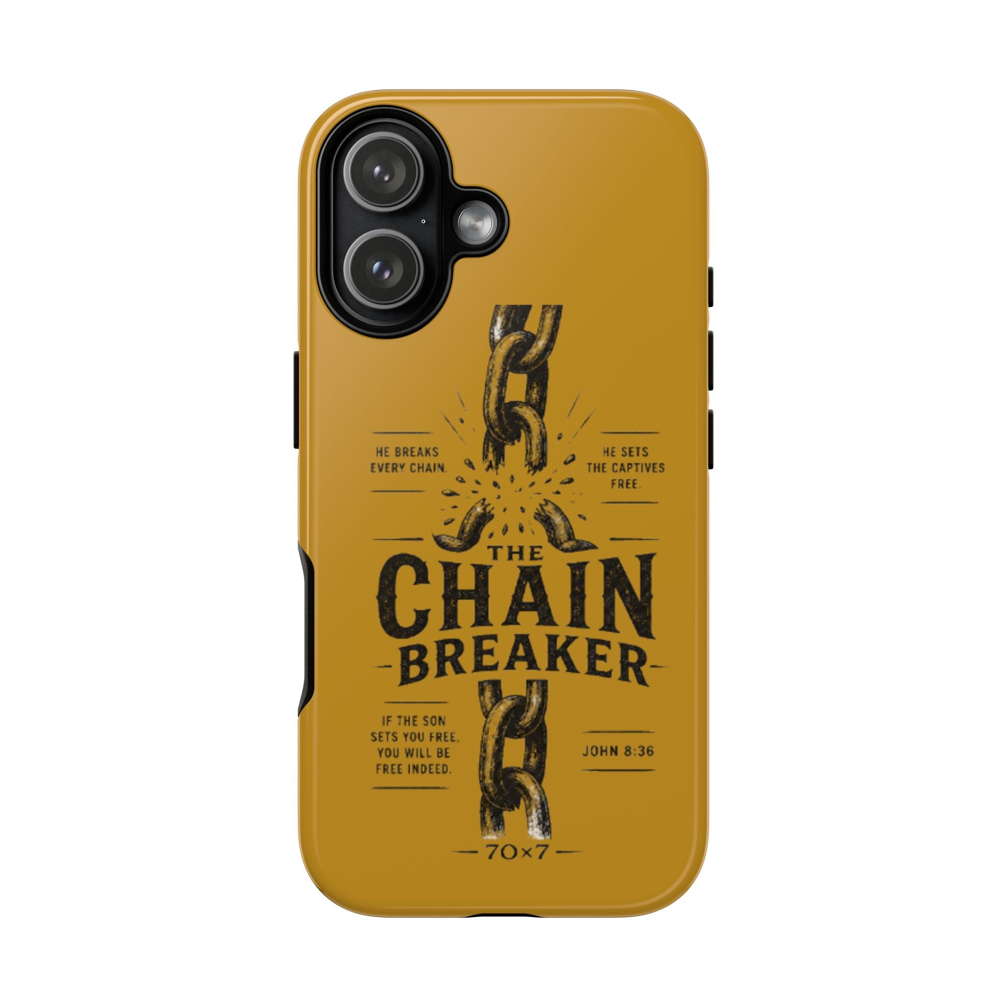 Chain Breaker Phone Case – Inspirational Christian Scripture iPhone Case