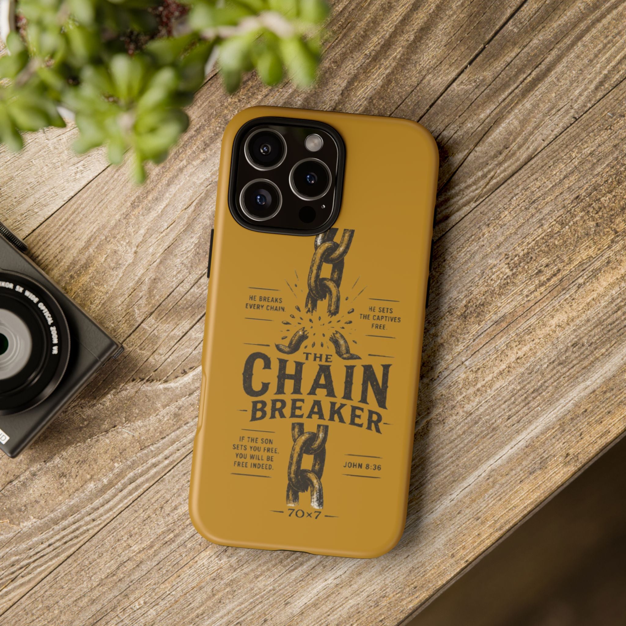 Chain Breaker Phone Case – Inspirational Christian Scripture iPhone Case