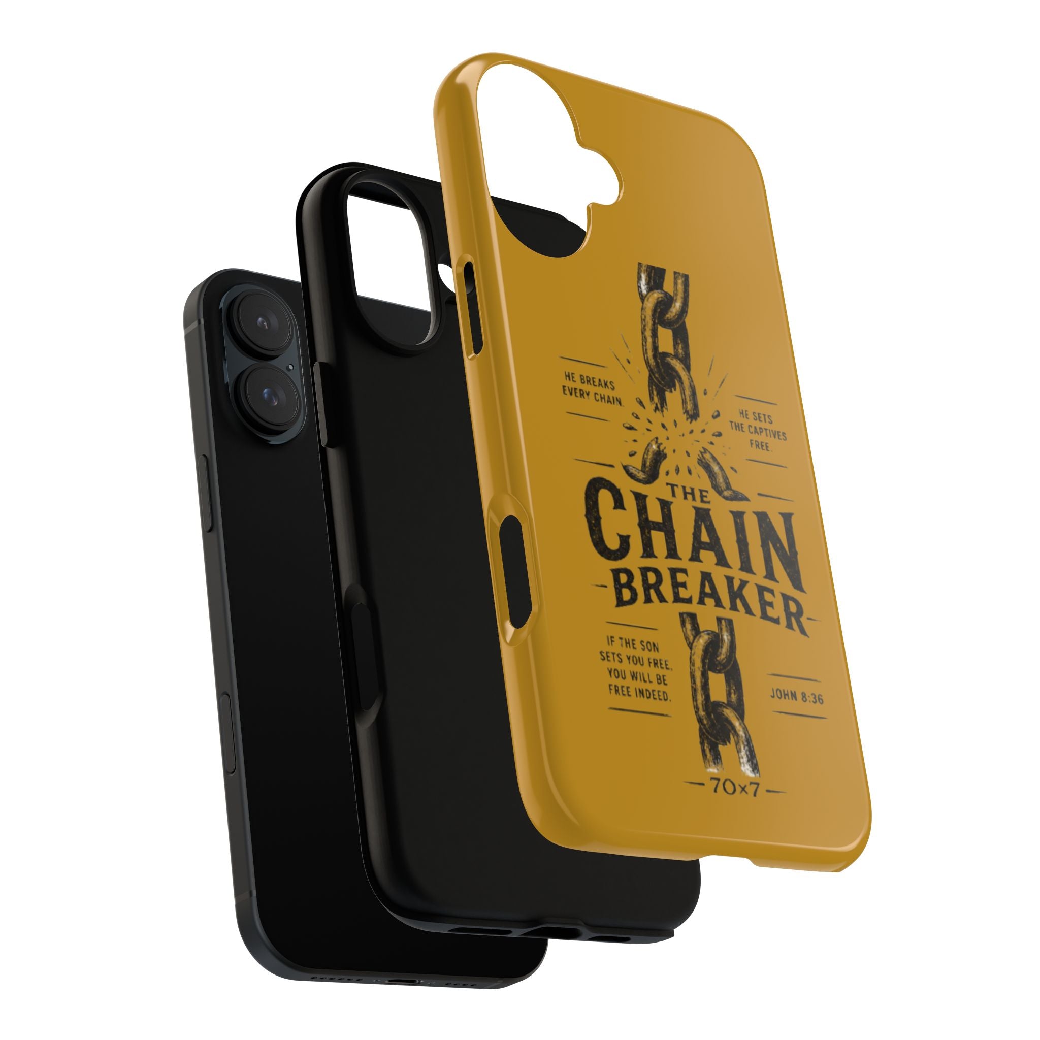 Chain Breaker Phone Case – Inspirational Christian Scripture iPhone Case