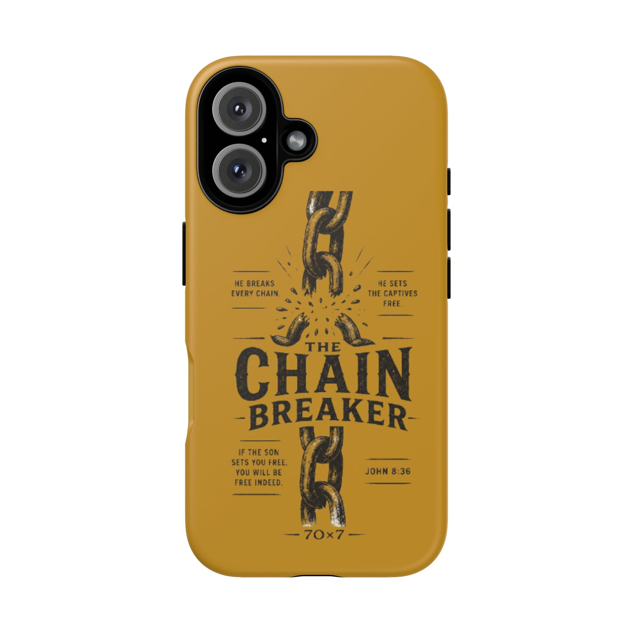 Chain Breaker Phone Case – Inspirational Christian Scripture iPhone Case