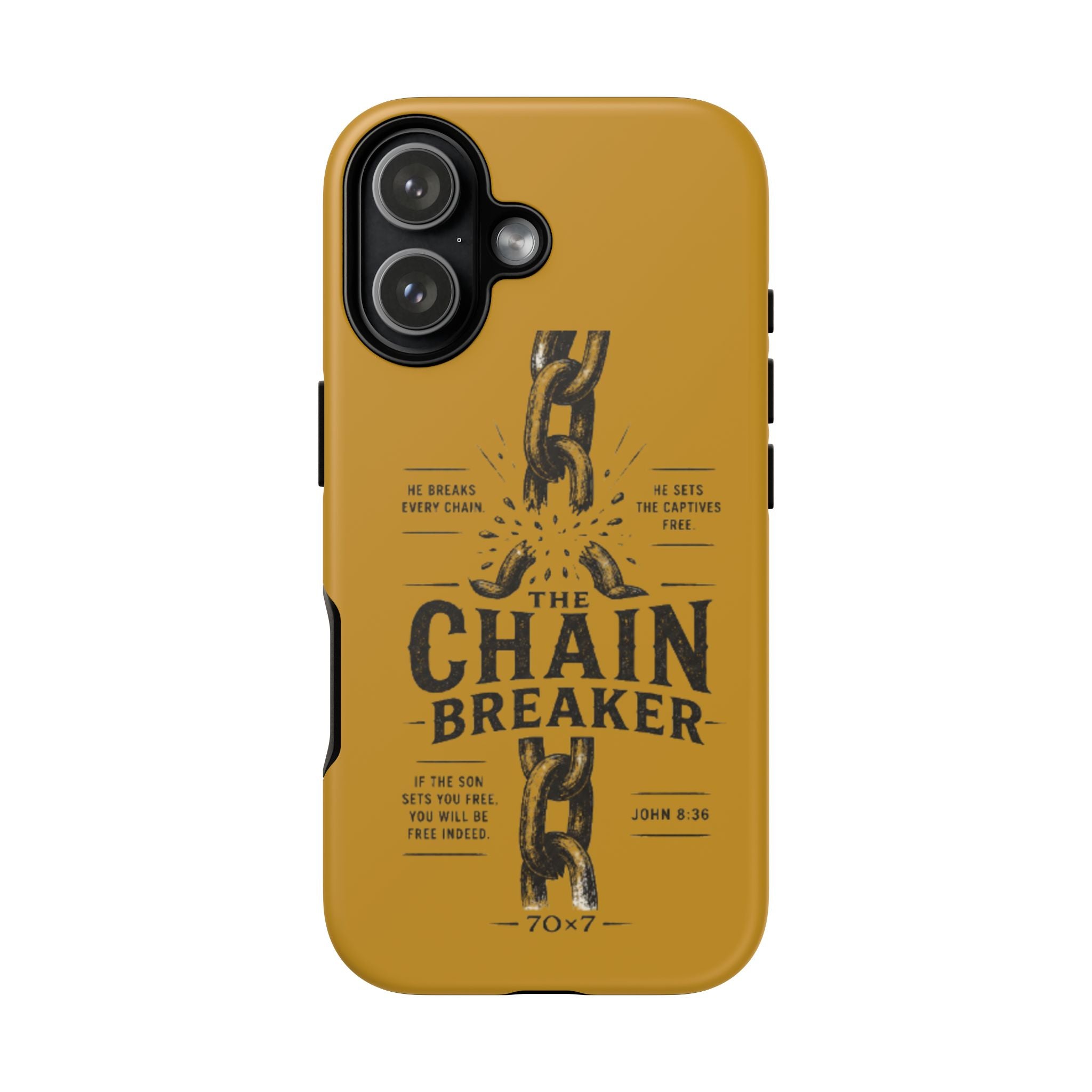 Chain Breaker Phone Case – Inspirational Christian Scripture iPhone Case