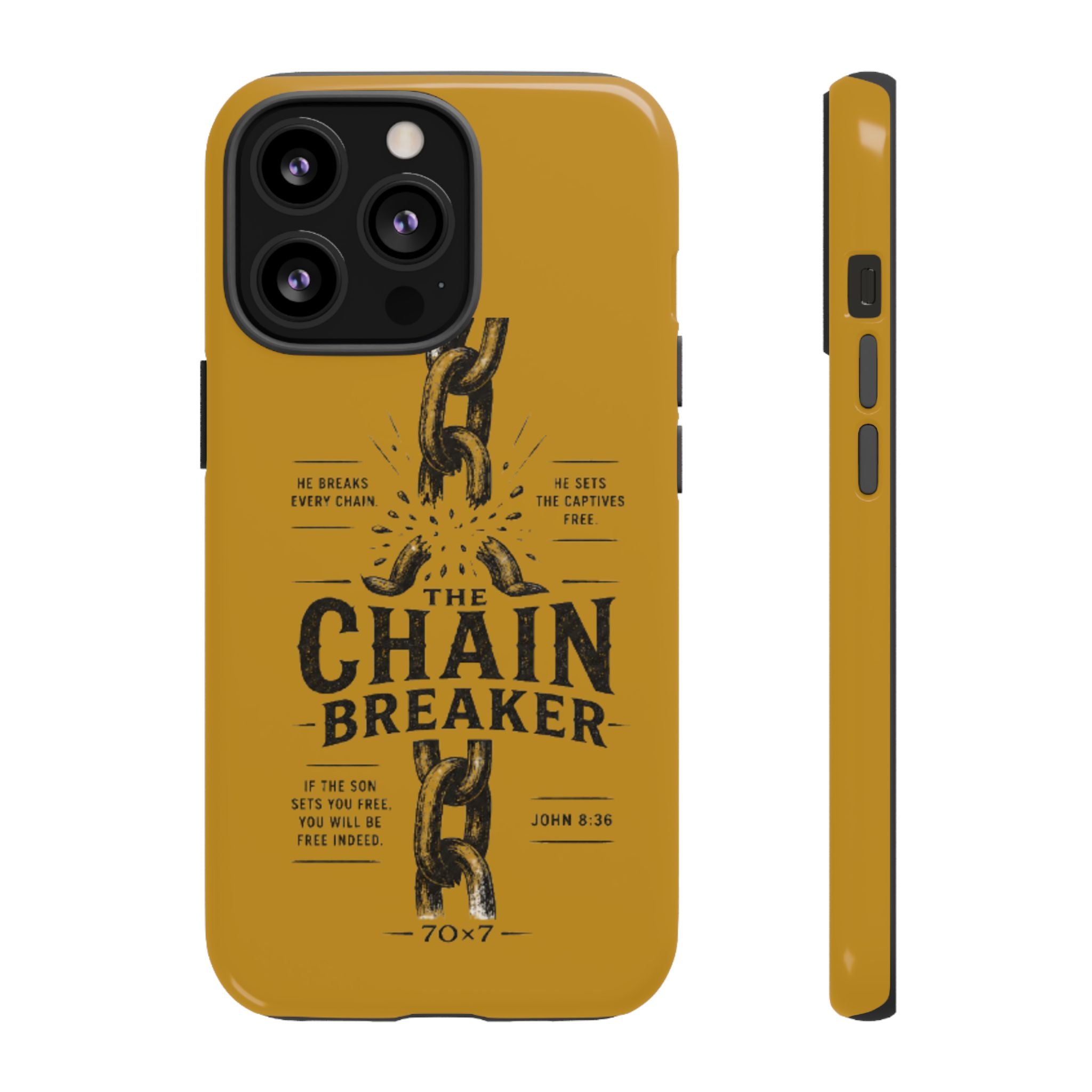 Chain Breaker Phone Case – Inspirational Christian Scripture iPhone Case