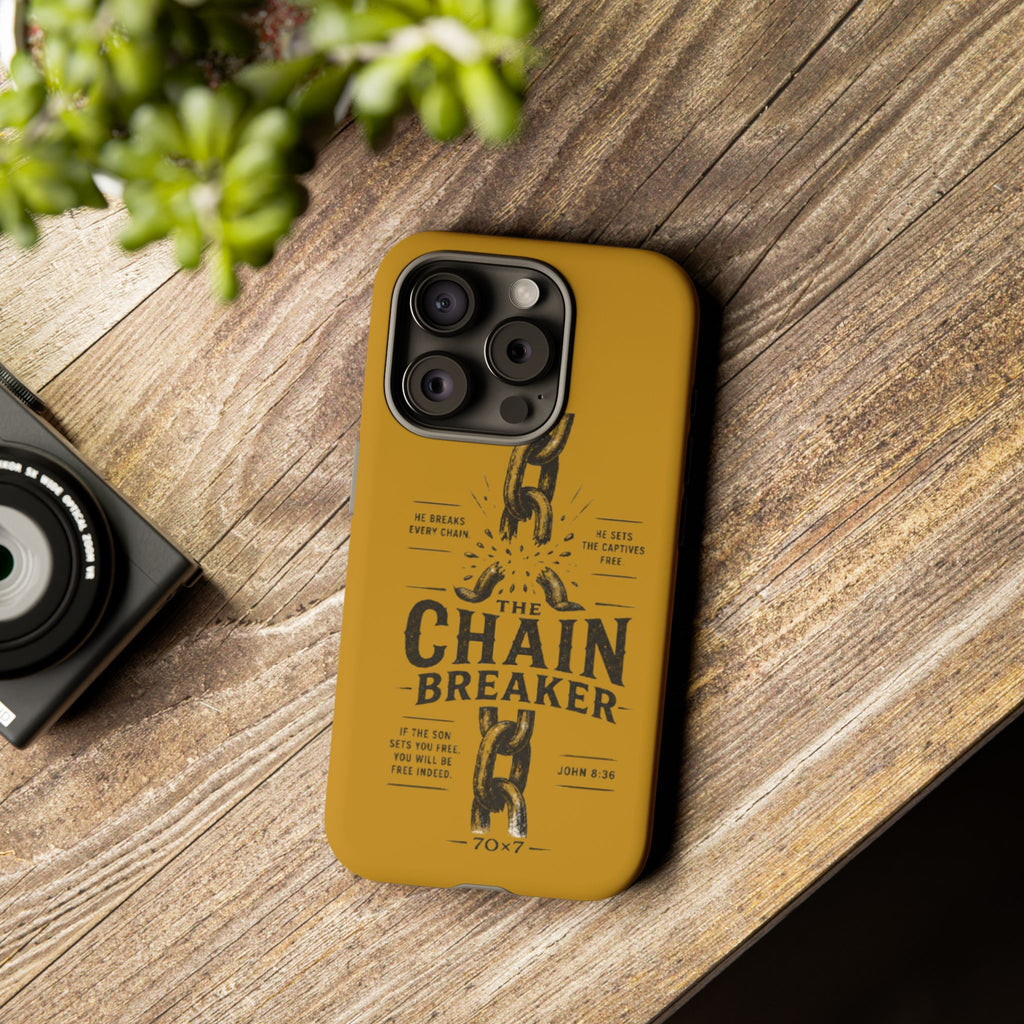Chain Breaker Phone Case – Inspirational Christian Scripture iPhone Case