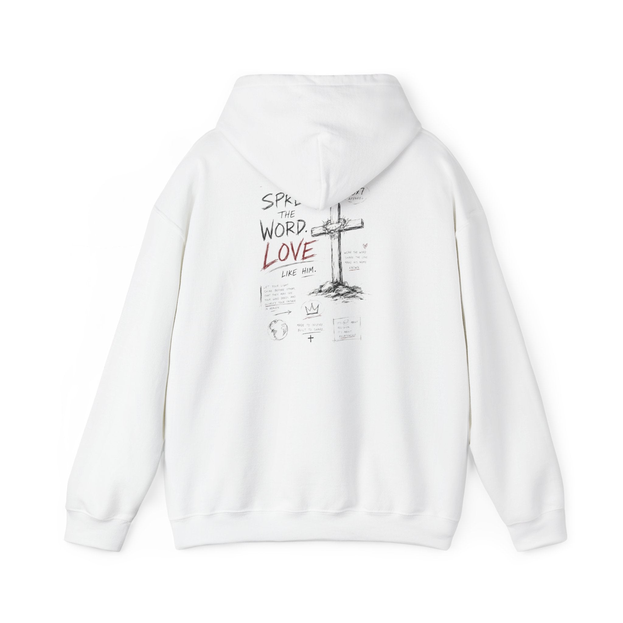 Spread the Word Cross Hoodie
