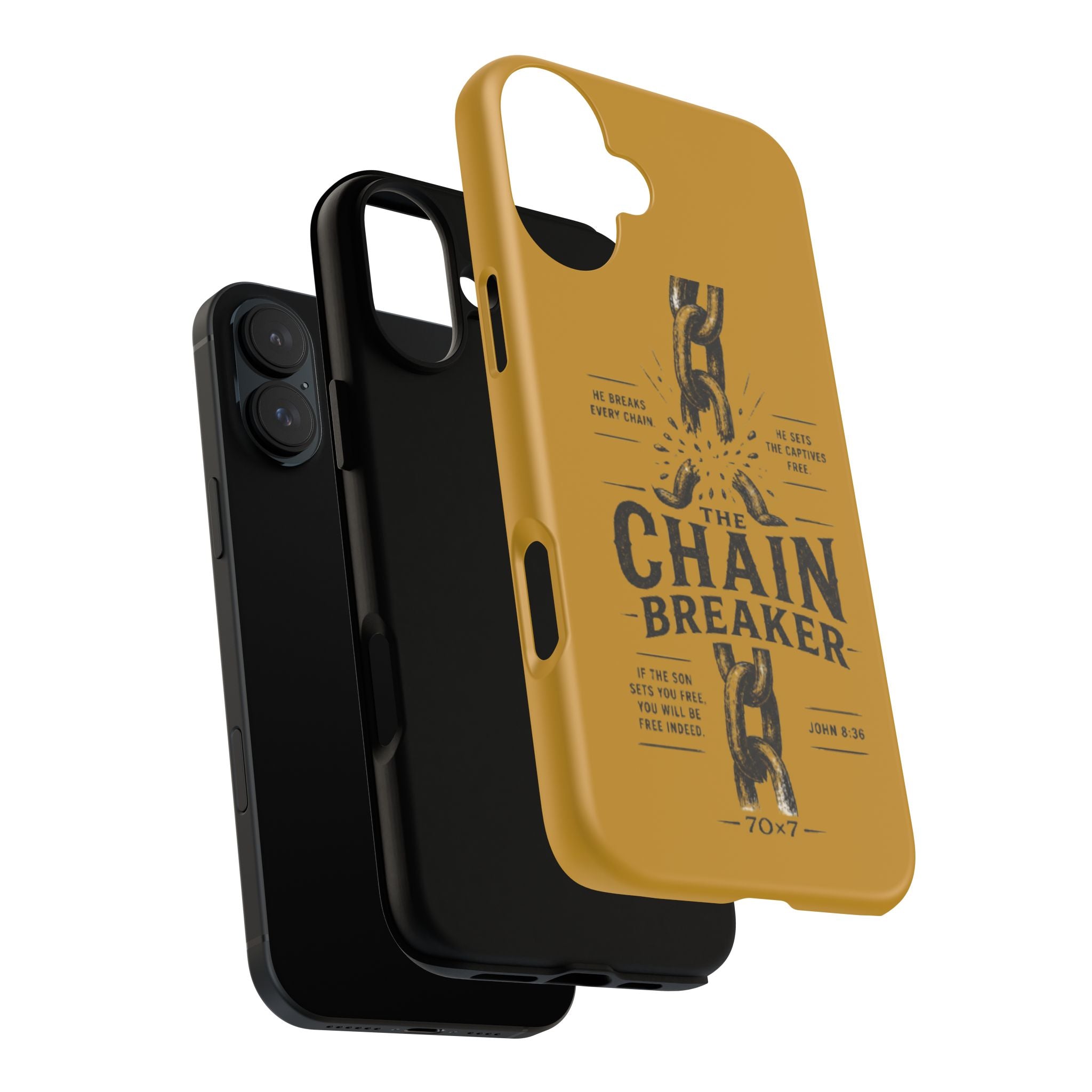 Chain Breaker Phone Case – Inspirational Christian Scripture iPhone Case