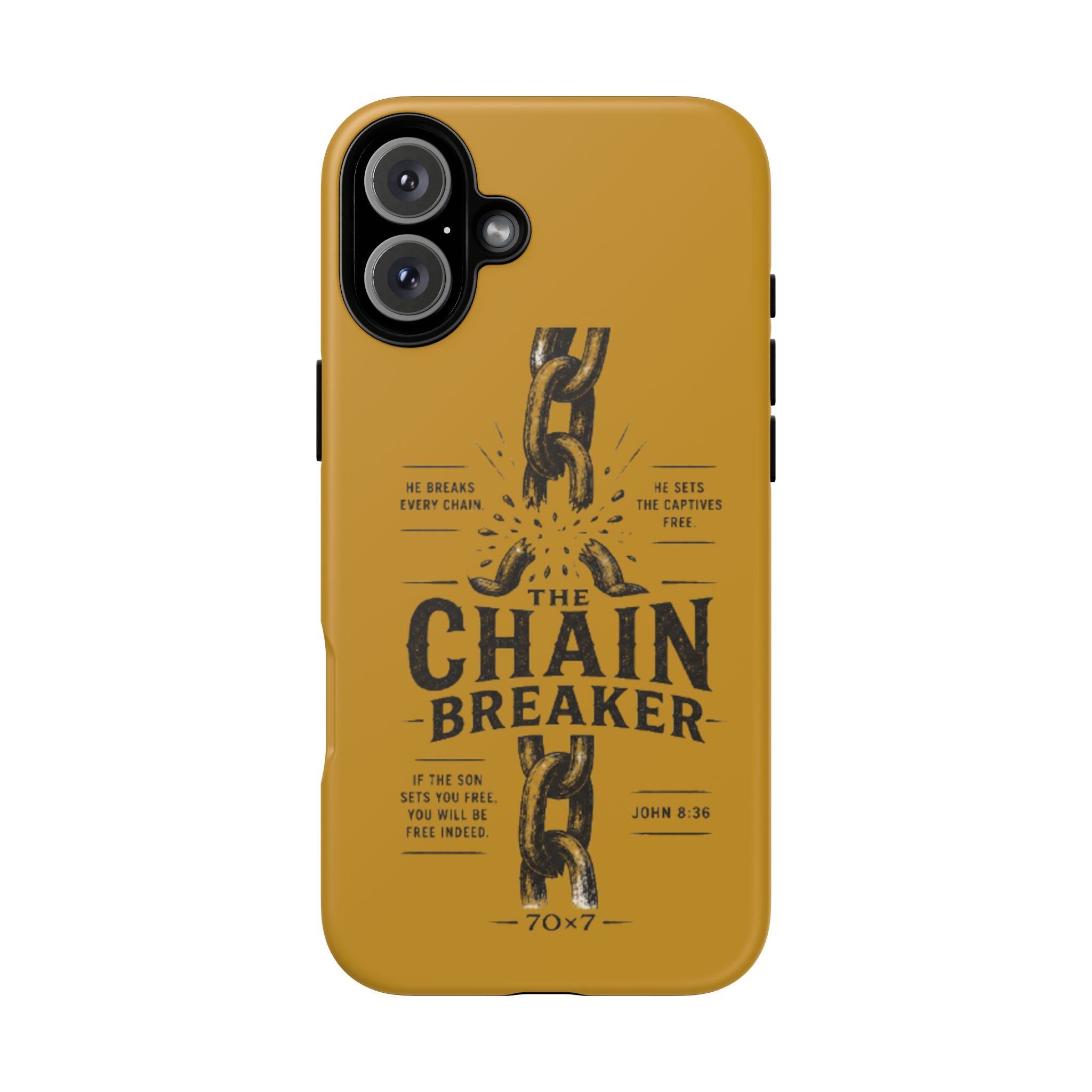 Chain Breaker Phone Case – Inspirational Christian Scripture iPhone Case