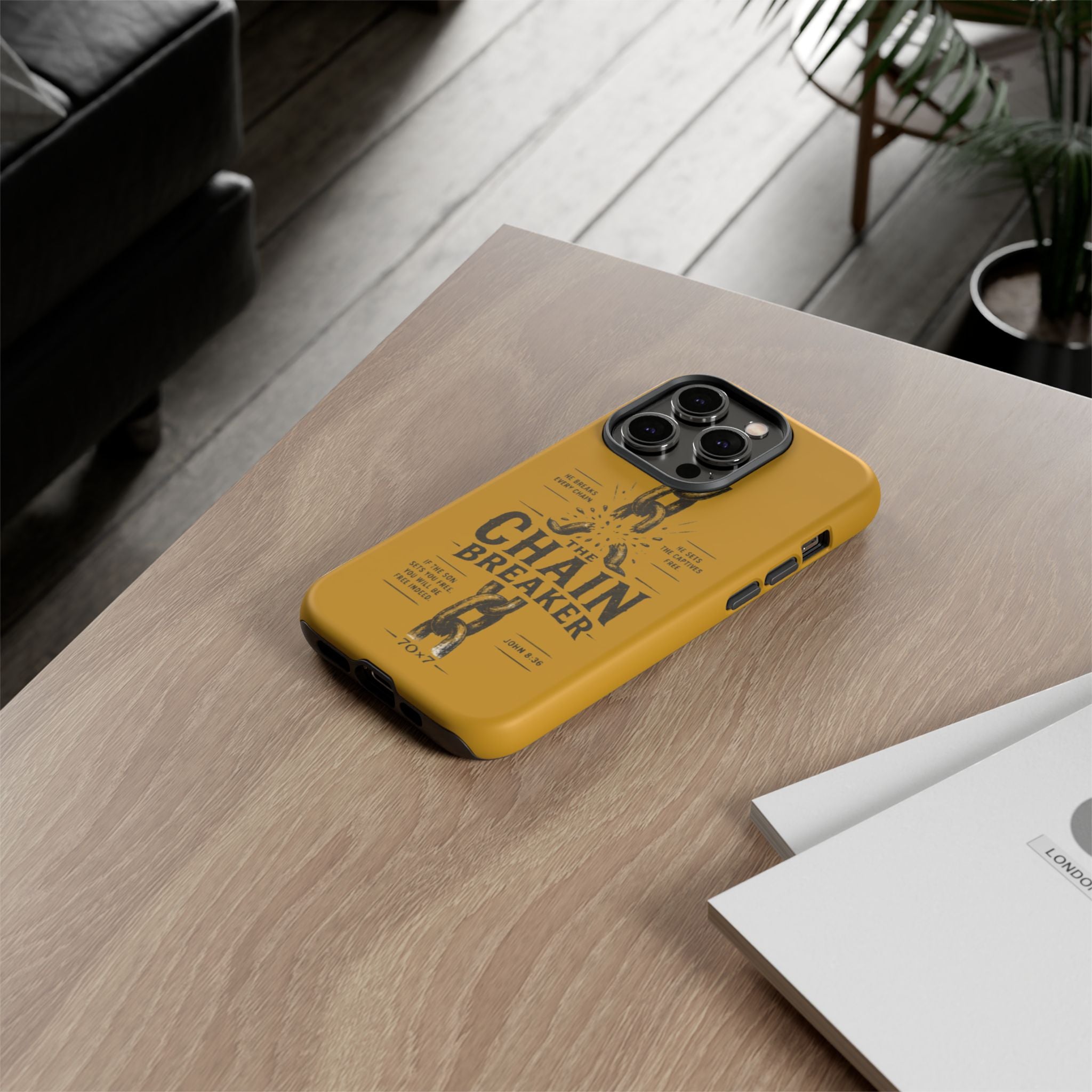 Chain Breaker Phone Case – Inspirational Christian Scripture iPhone Case