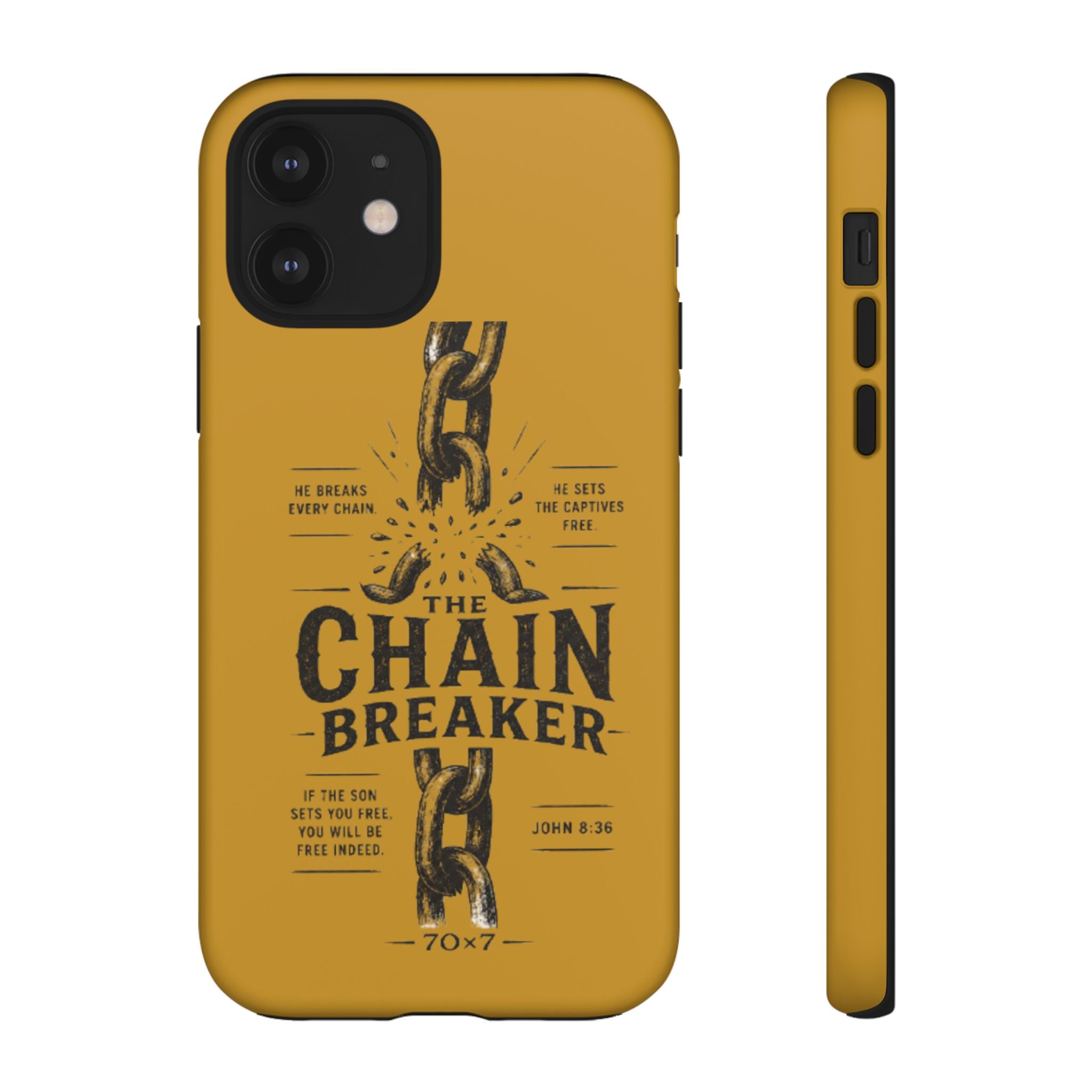 Chain Breaker Phone Case – Inspirational Christian Scripture iPhone Case