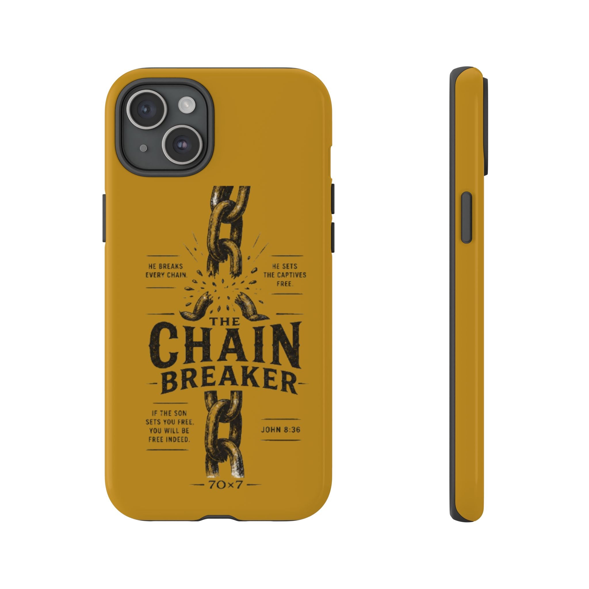Chain Breaker Phone Case – Inspirational Christian Scripture iPhone Case