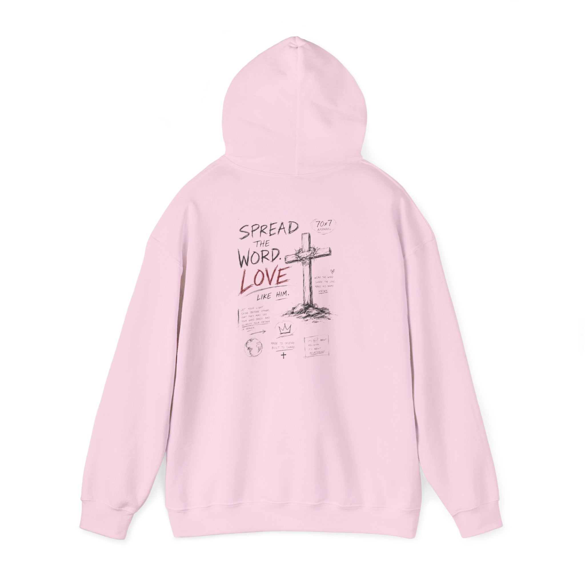 Spread the Word Cross Hoodie