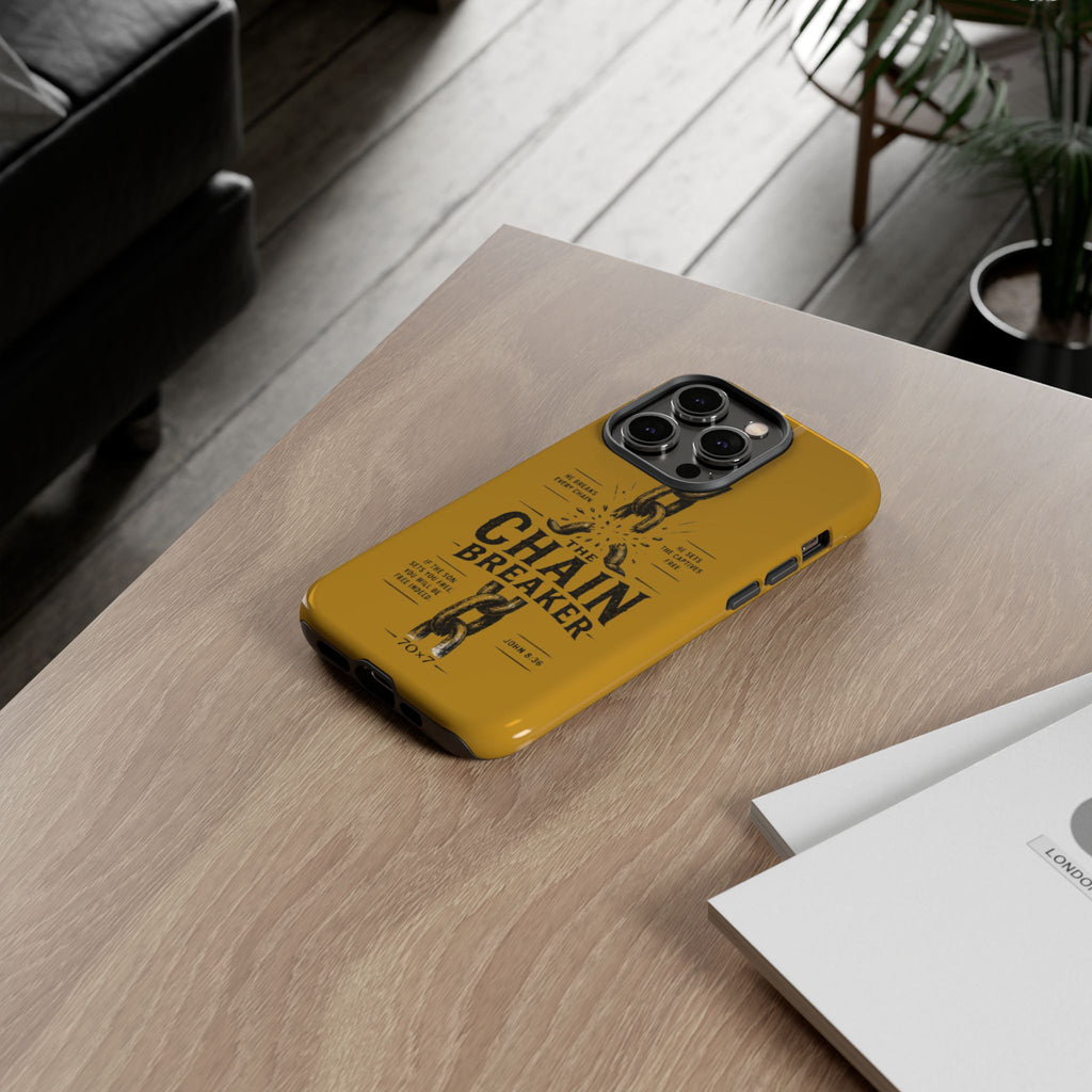 Chain Breaker Phone Case – Inspirational Christian Scripture iPhone Case