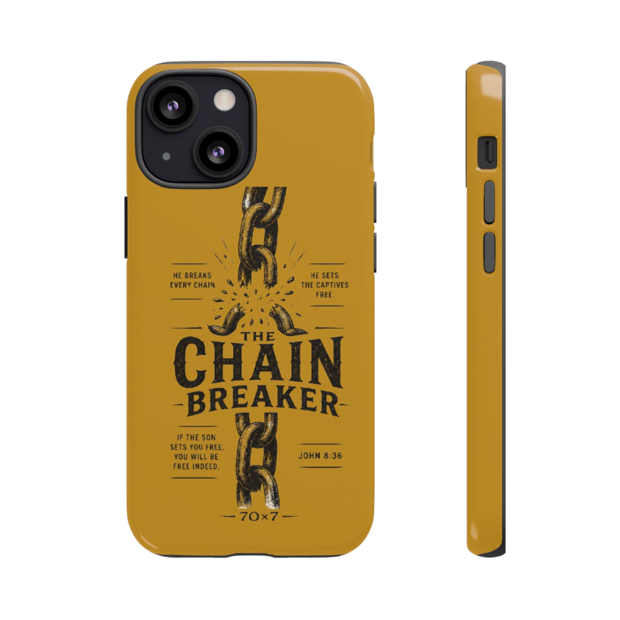 Chain Breaker Phone Case – Inspirational Christian Scripture iPhone Case