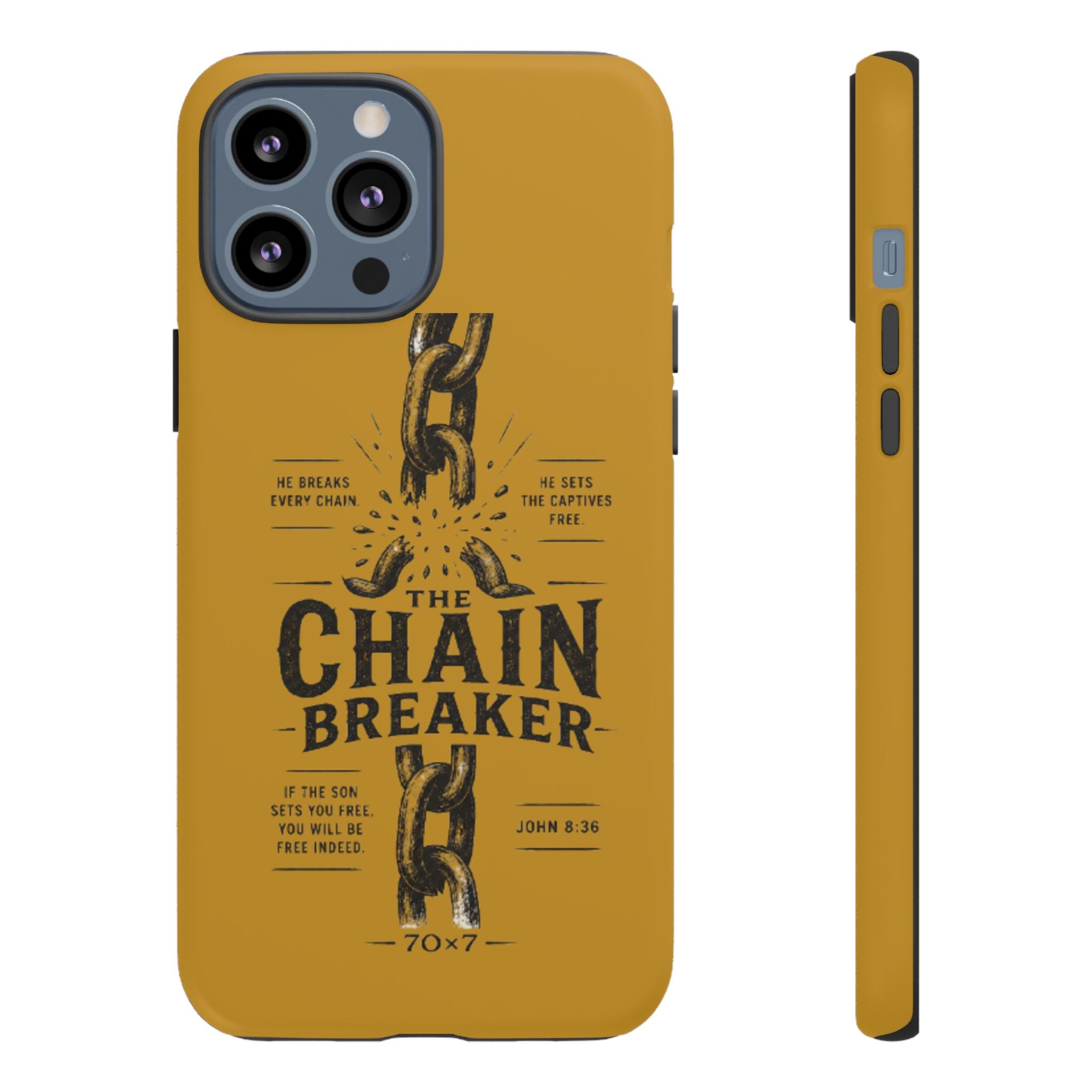 Chain Breaker Phone Case – Inspirational Christian Scripture iPhone Case