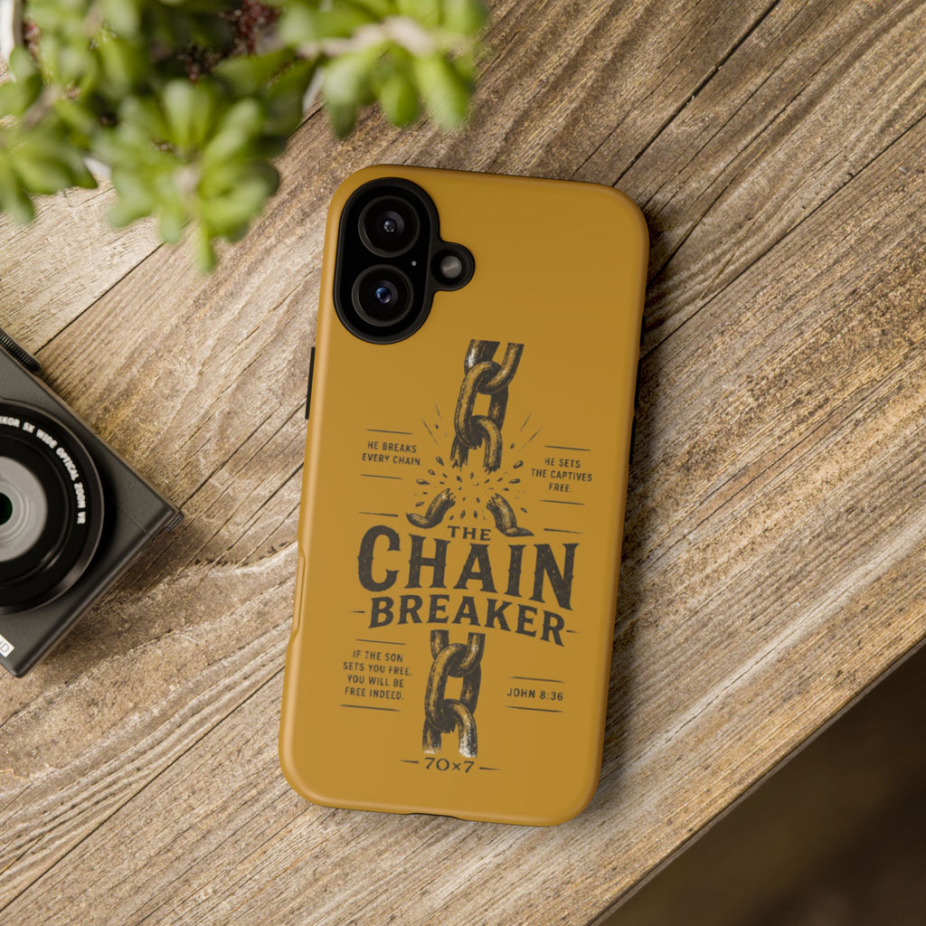 Chain Breaker Phone Case – Inspirational Christian Scripture iPhone Case