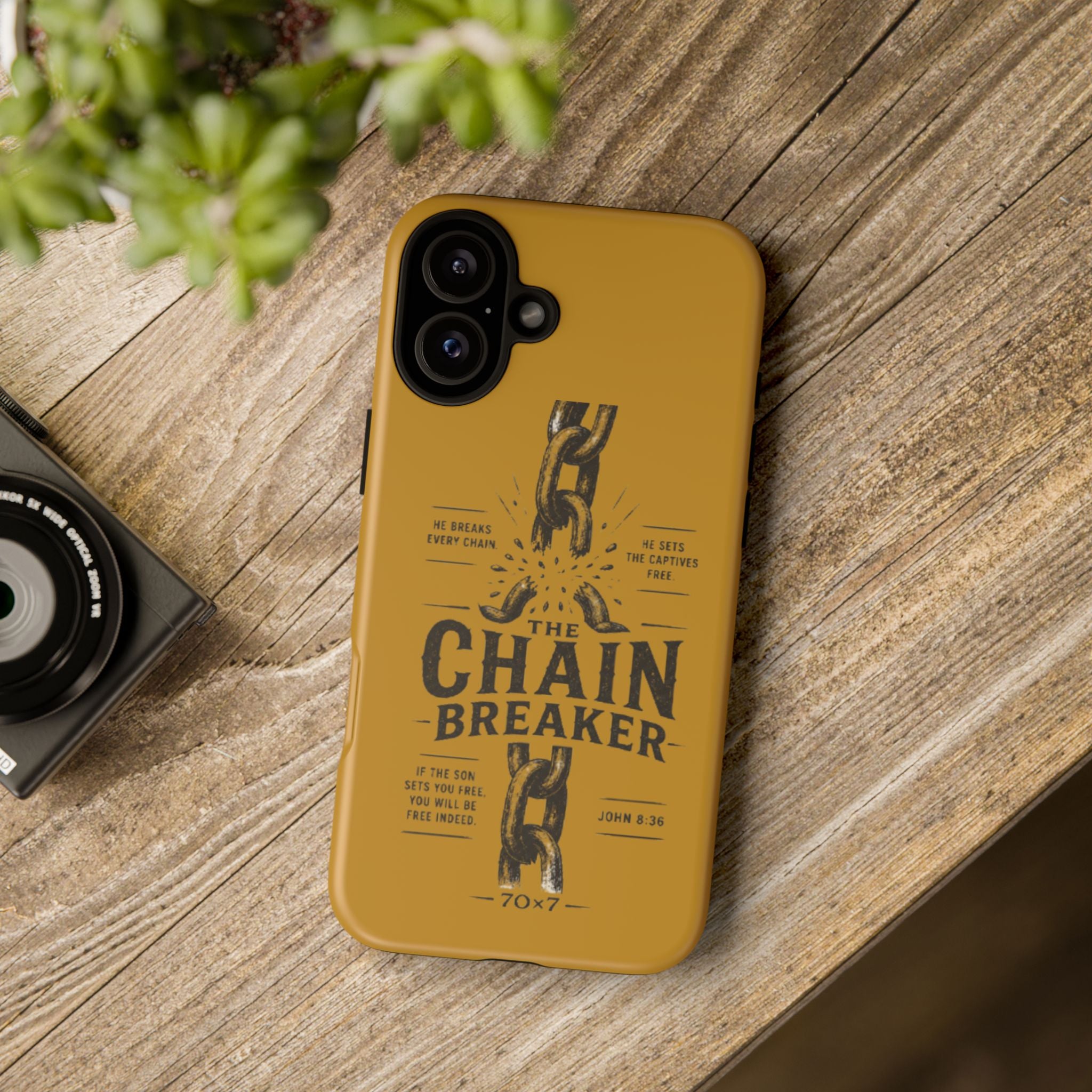 Chain Breaker Phone Case – Inspirational Christian Scripture iPhone Case