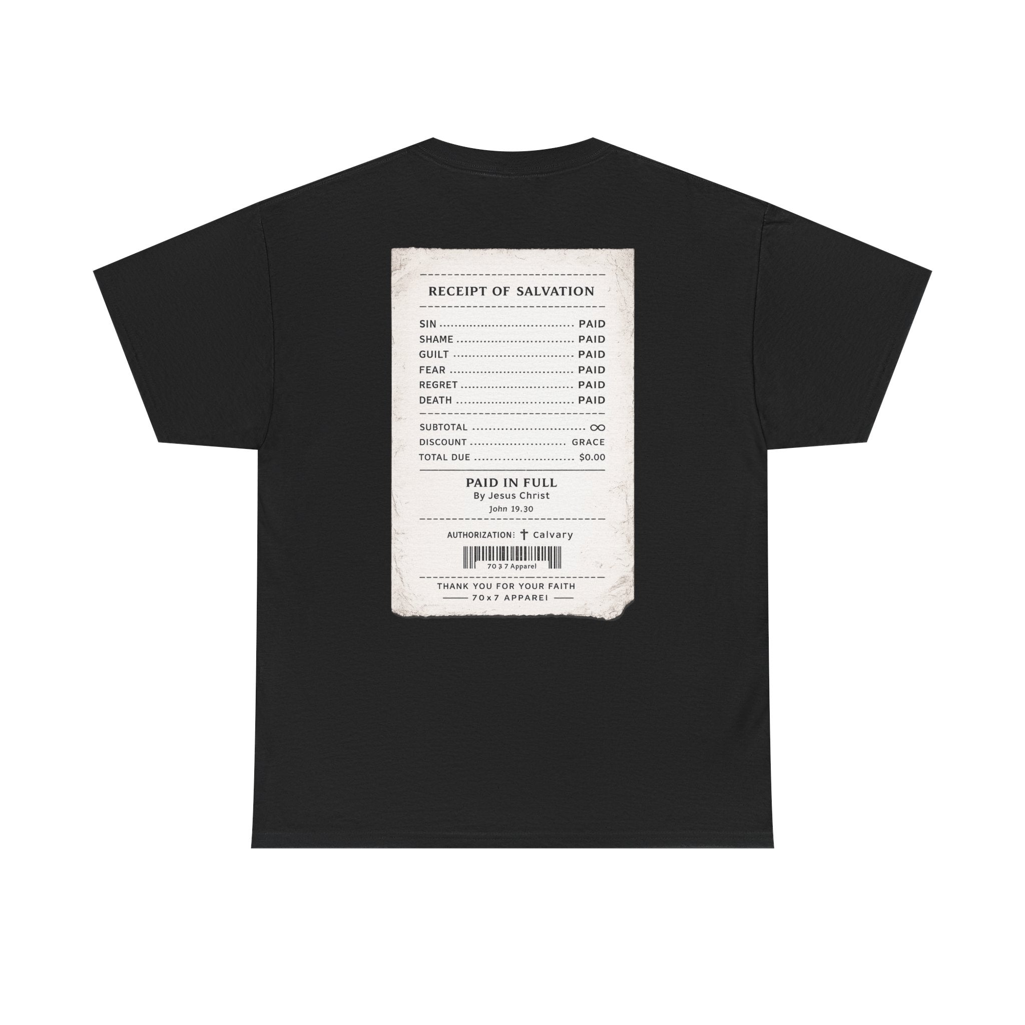 Receipt of Salvation Tee