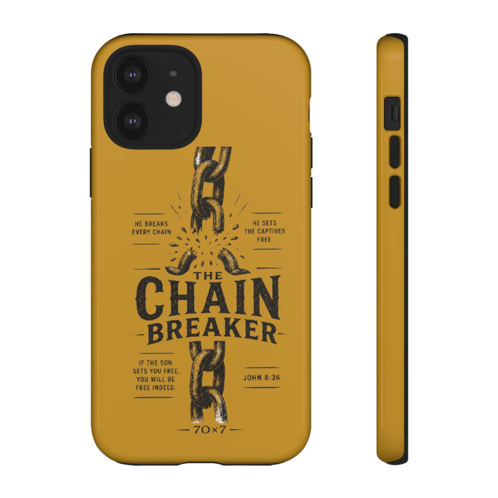 Chain Breaker Phone Case – Inspirational Christian Scripture iPhone Case