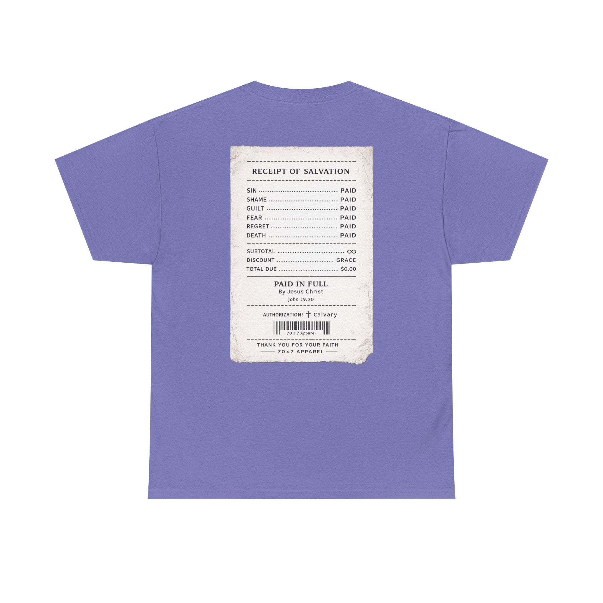 Receipt of Salvation Tee