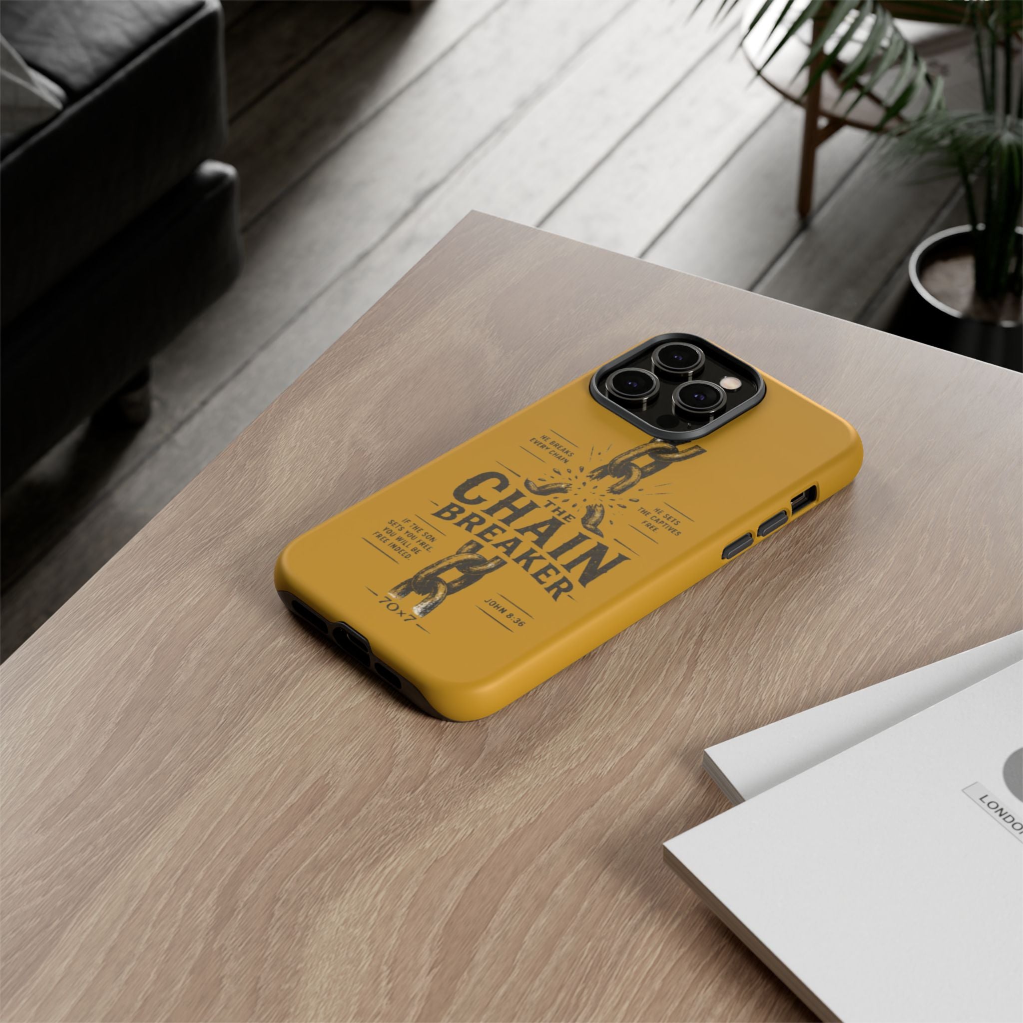 Chain Breaker Phone Case – Inspirational Christian Scripture iPhone Case