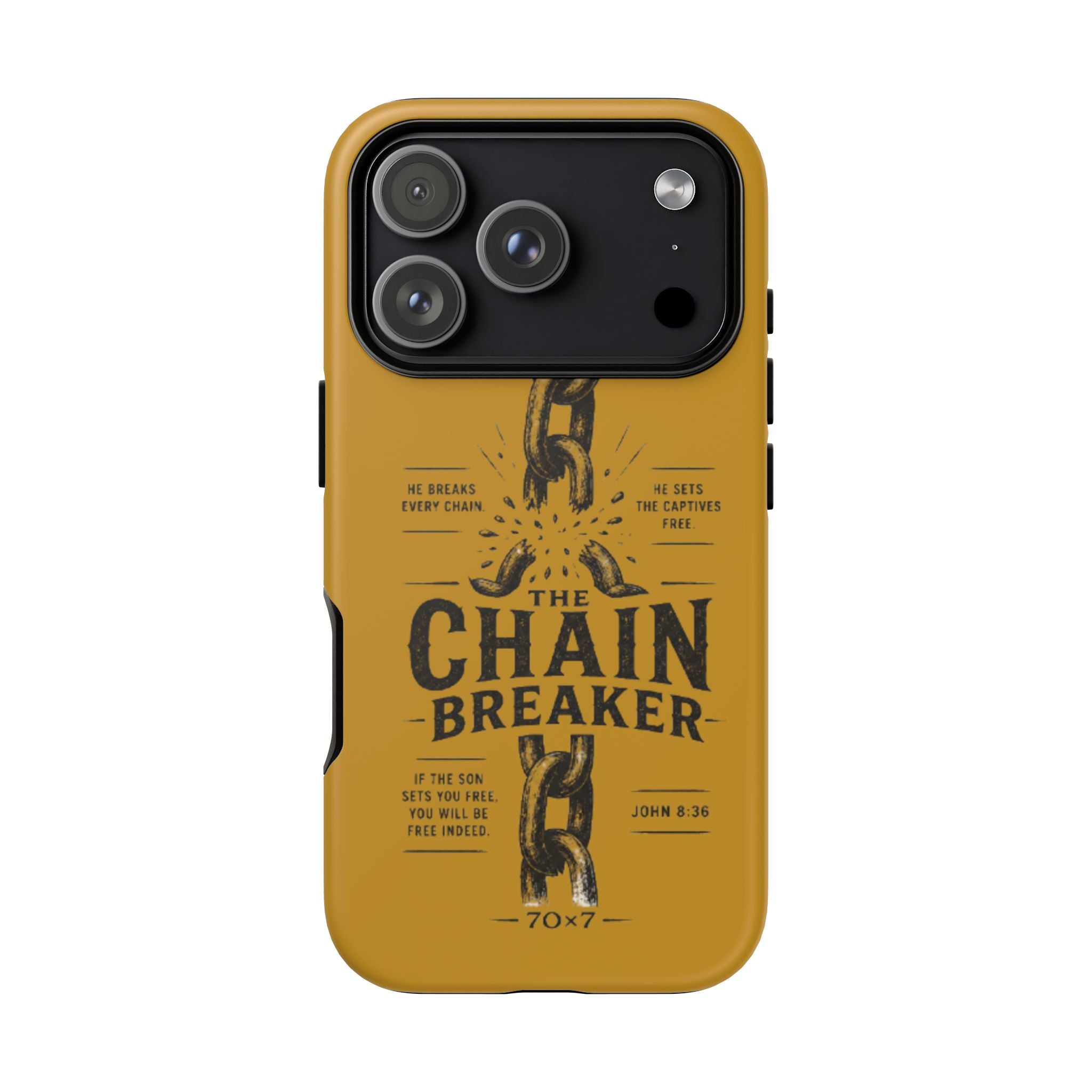 Chain Breaker Phone Case – Inspirational Christian Scripture iPhone Case