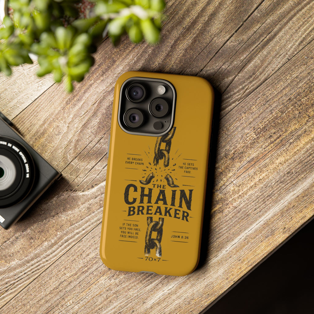 Chain Breaker Phone Case – Inspirational Christian Scripture iPhone Case